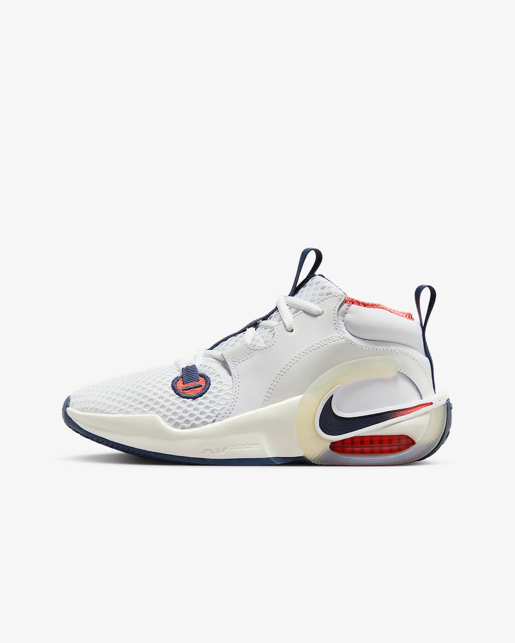 Nike Air Zoom Crossover 2 SE 大童篮球鞋 - 白色/帆白/多色