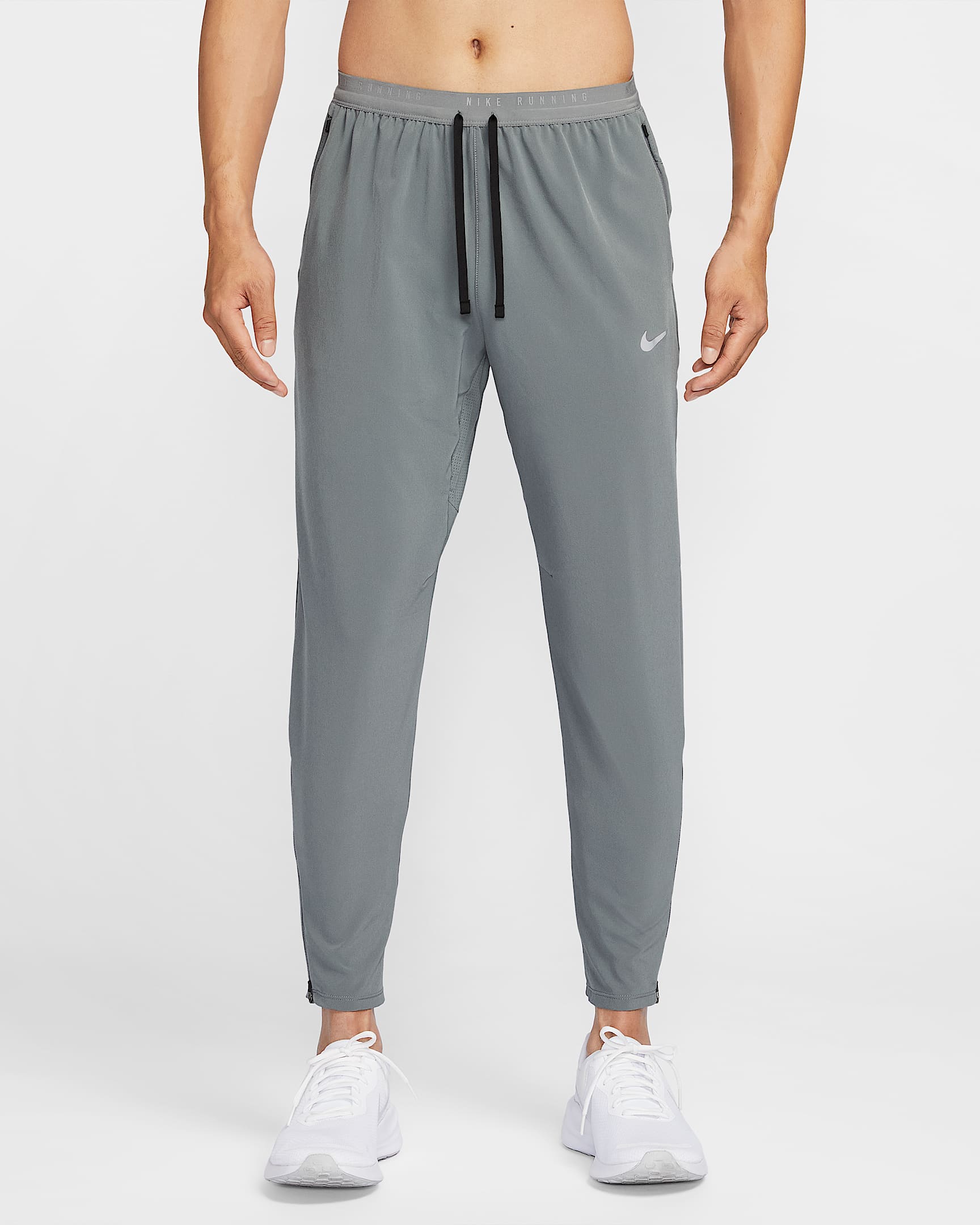 Nike Stride Dri-FIT 男子速干梭织跑步长裤 - 烟灰