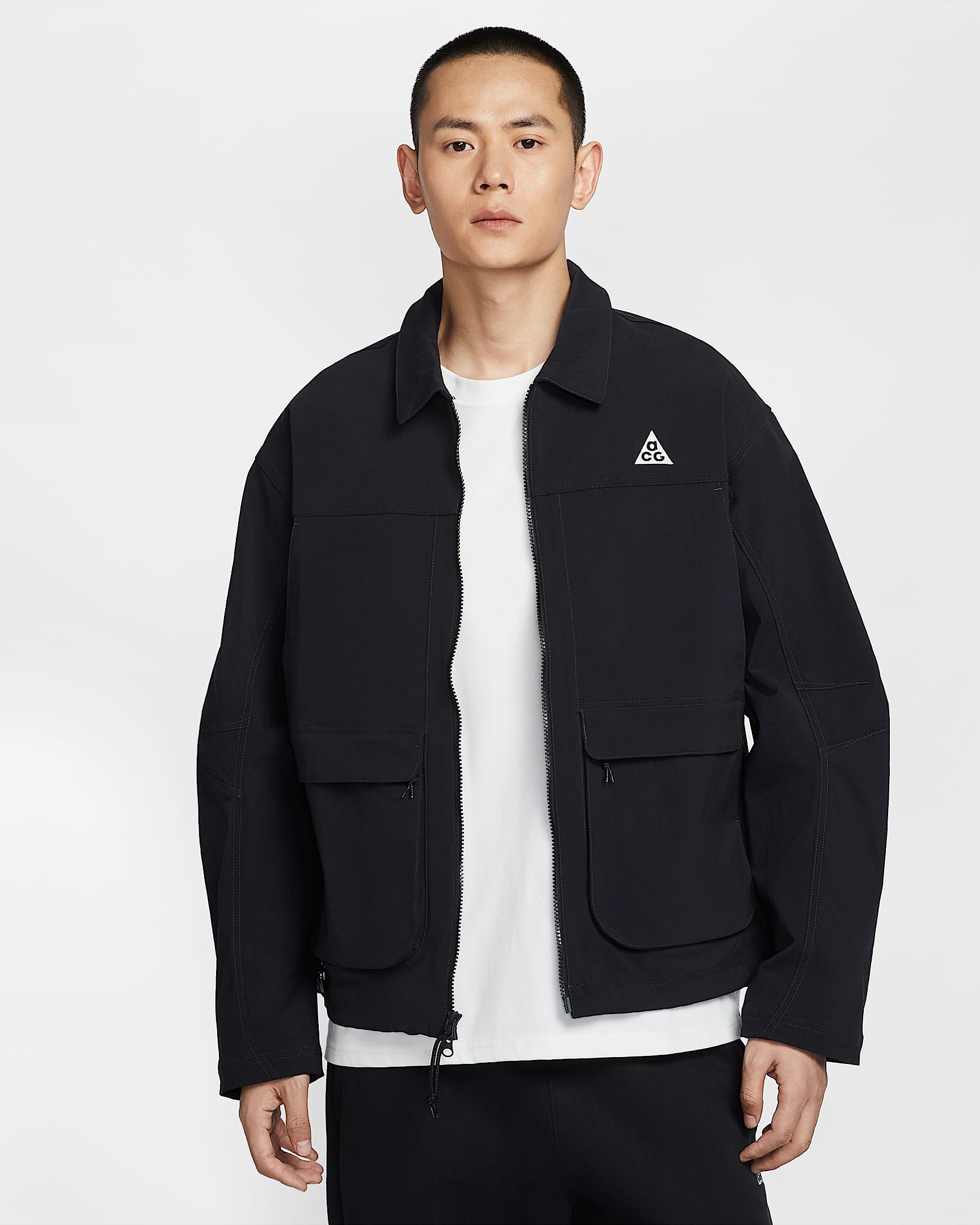 Nike ACG "Smith Summit" 男子防晒拒水夹克 - 黑/煤黑/山峰白