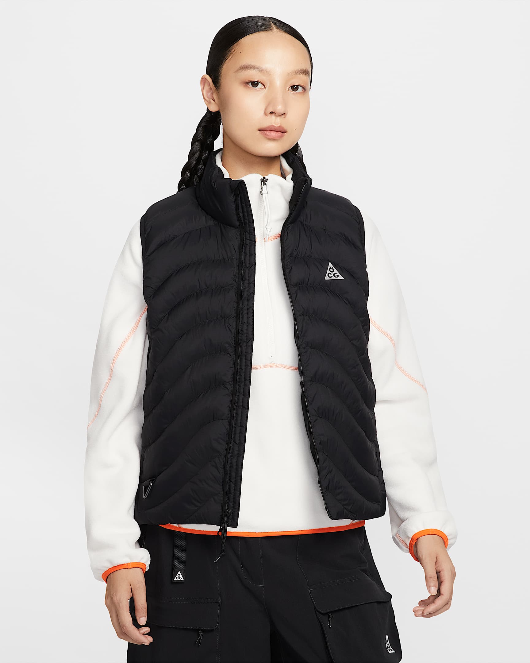 Nike ACG "Lava Flow" Therma-FIT ADV 女子马甲 - 黑/黑/黑/山峰白
