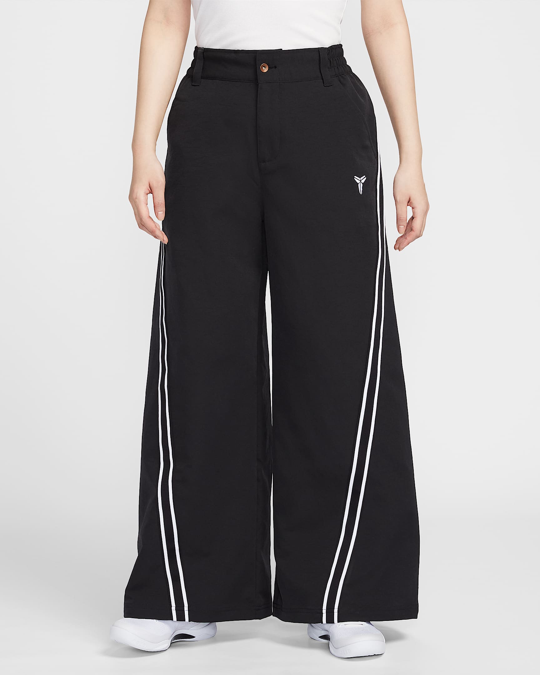 Kobe Dri-FIT 科比女子速干梭织长裤 - 黑/白色