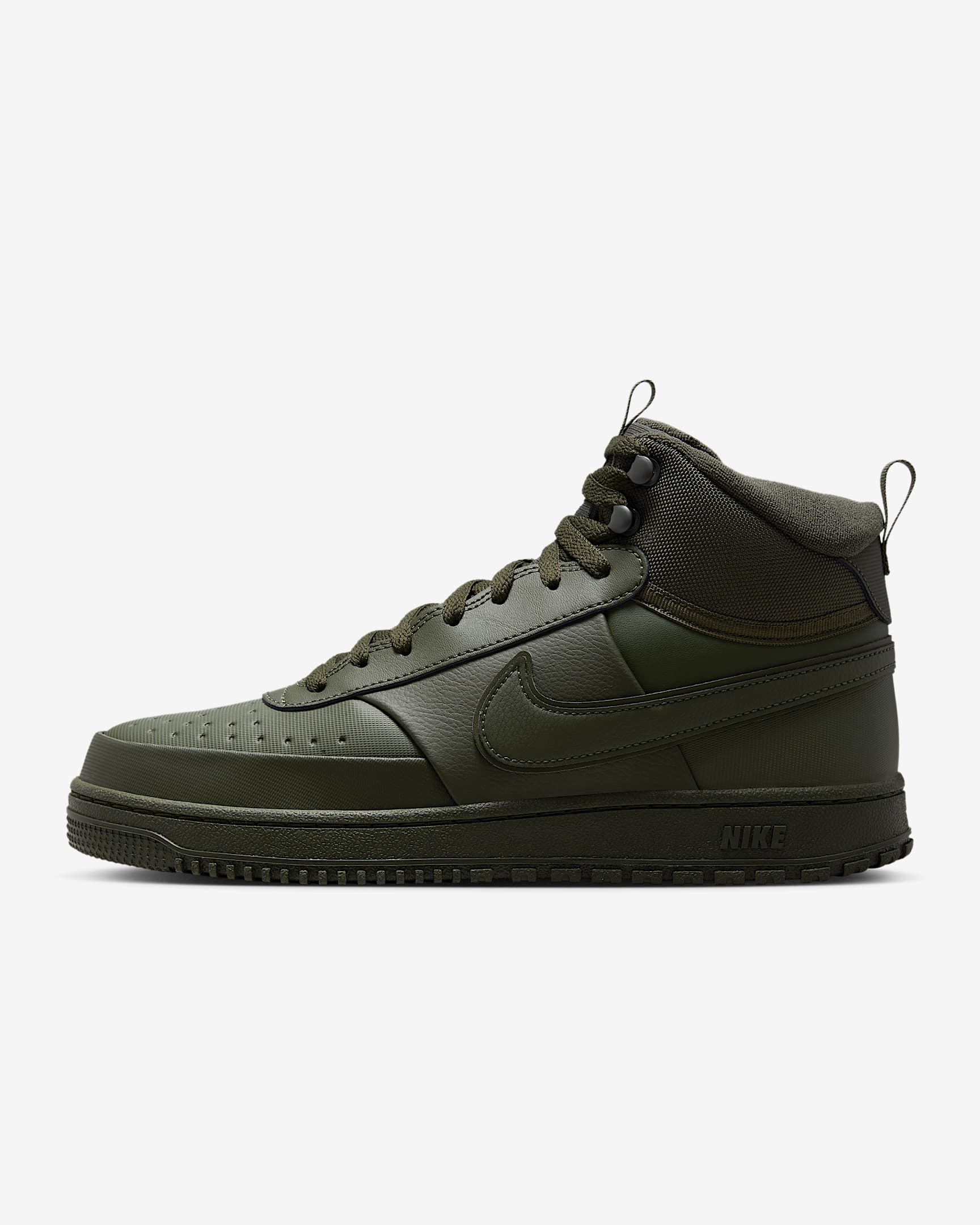 Nike Court Vision Mid 男子冬季款运动鞋 - 军裤卡其/红杉绿/红杉绿/军裤卡其
