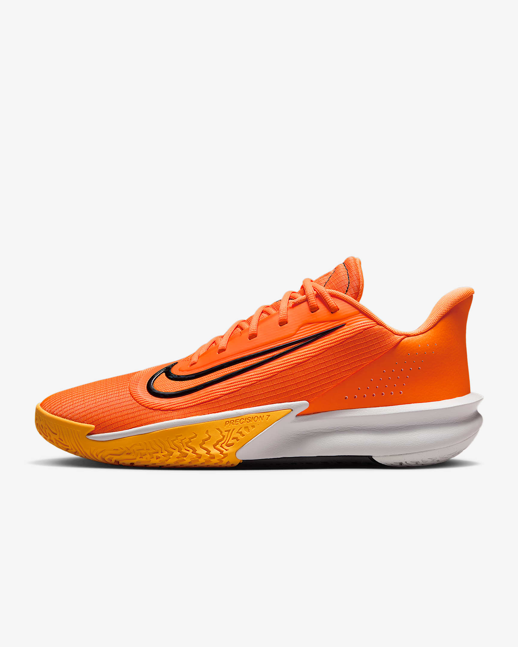Nike Precision 7 男子篮球鞋 - 荷兰橙/激光橙/尘光子色/黑