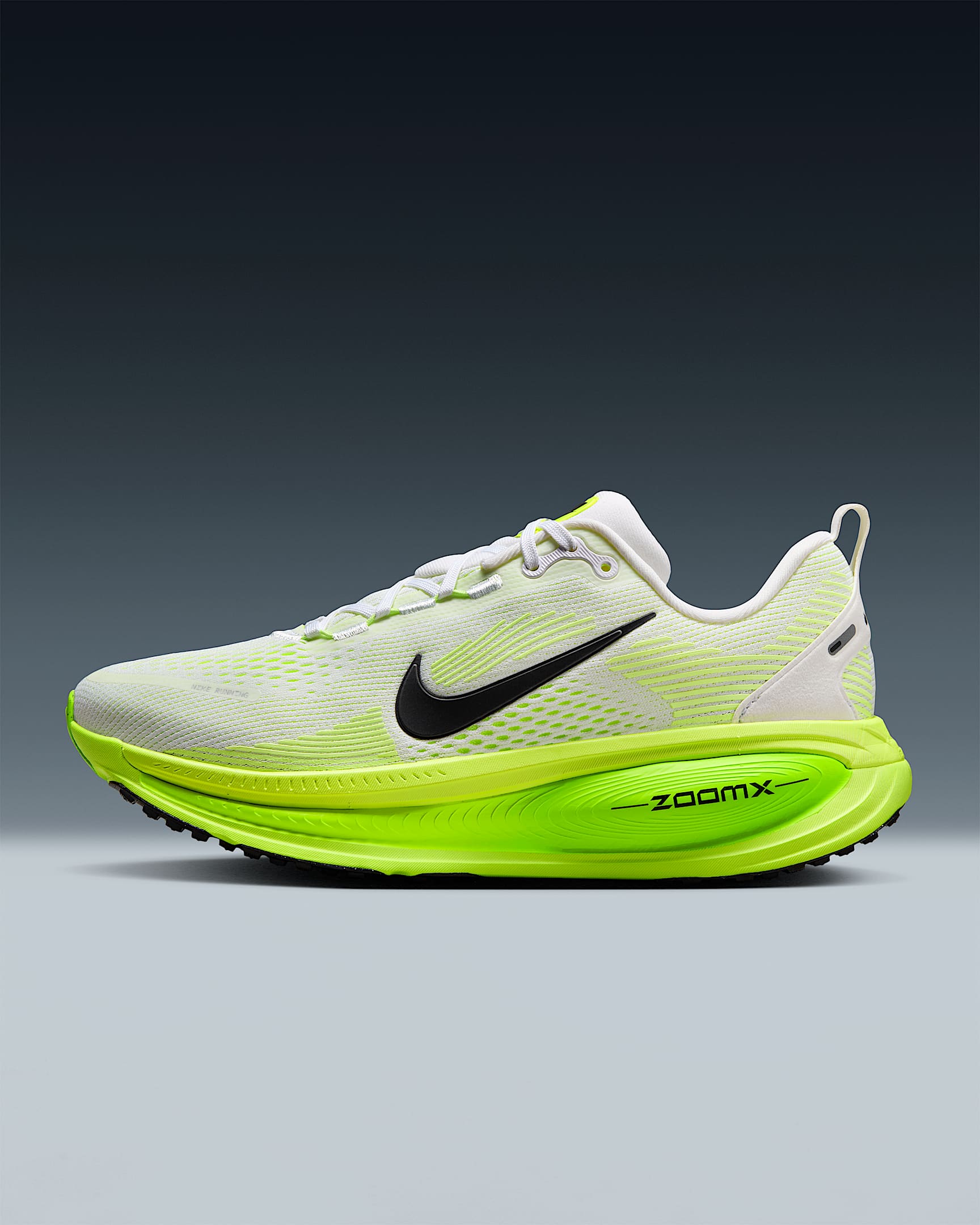 Nike Vomero 18 耐克迈柔女子公路跑步鞋 - 白色/电子绿/荧光黄/黑