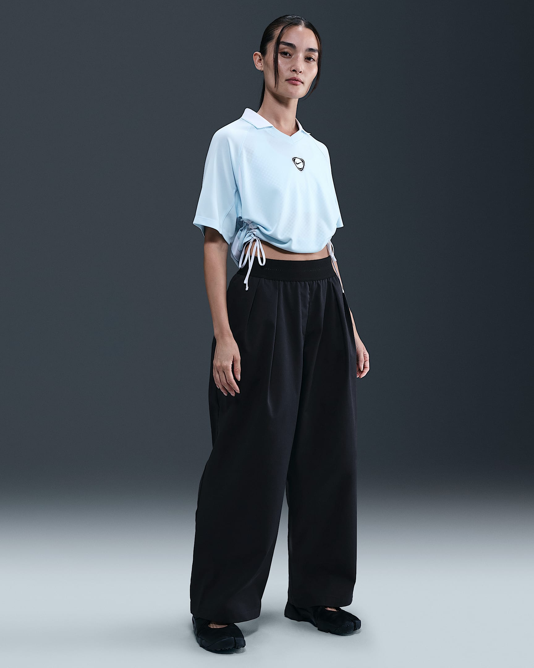 Nike Sportswear 女子长裤 - 黑/黑
