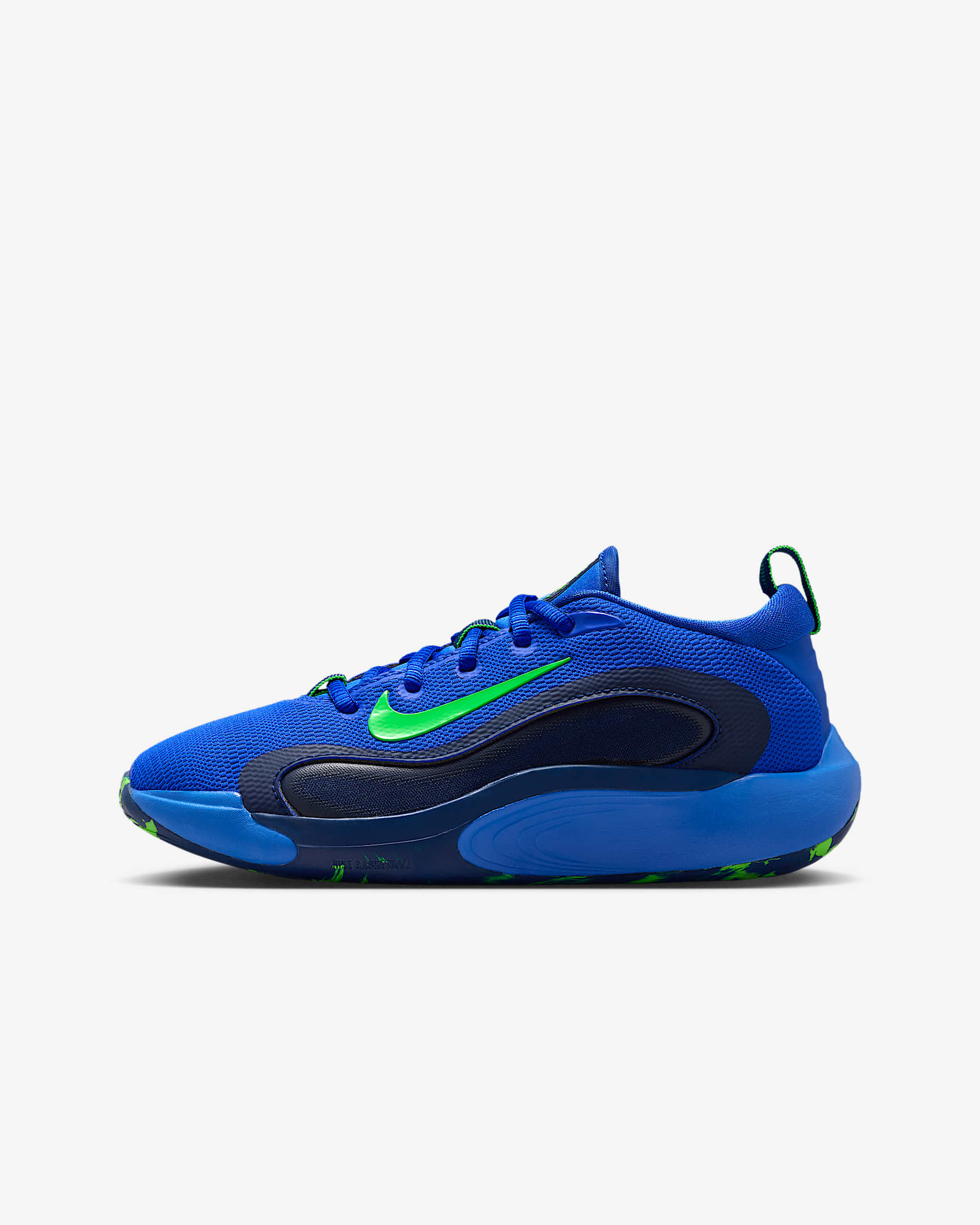 Nike IsoFly 大童篮球鞋 - 赛车蓝/空间蓝/深藏青/冲击绿