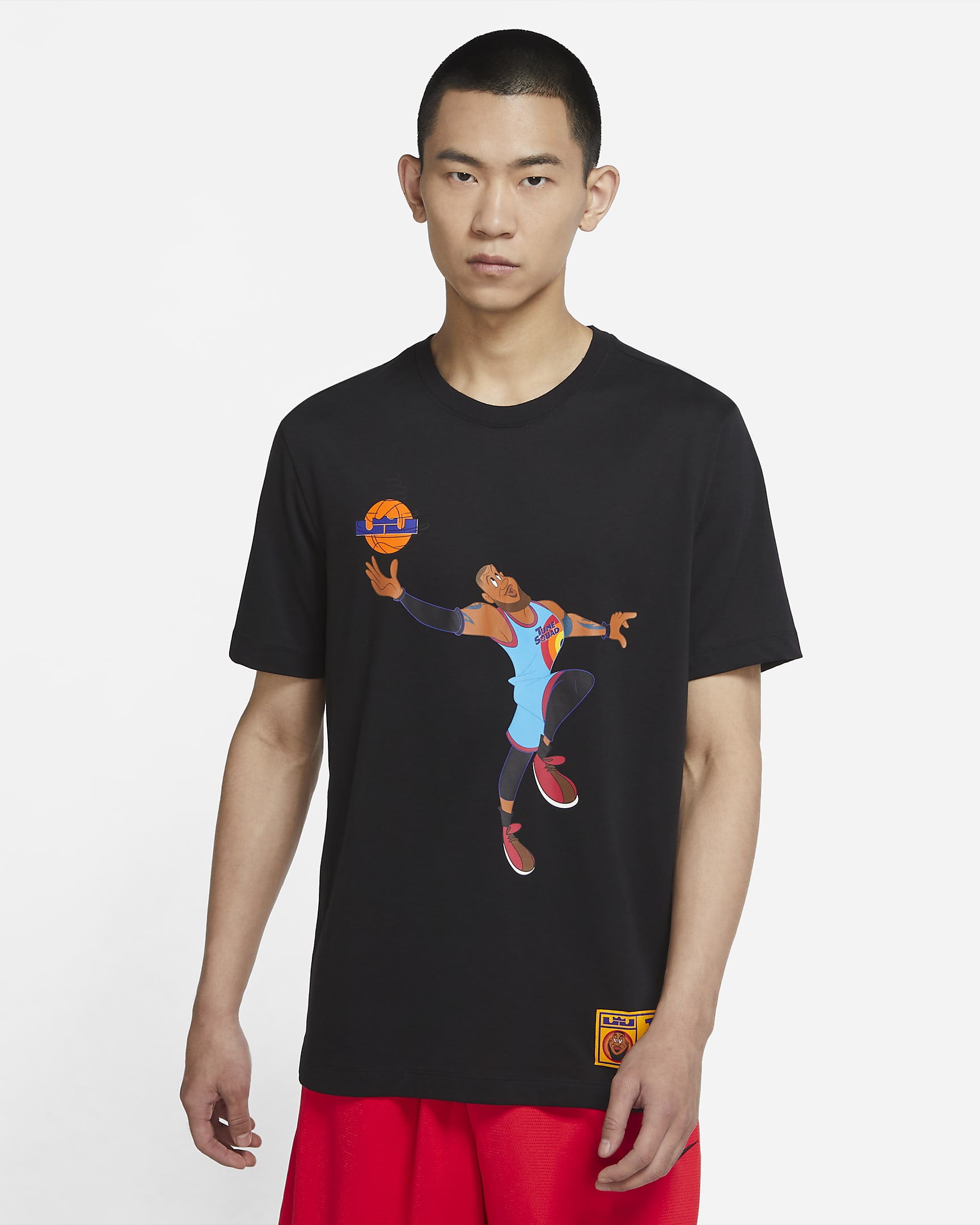 LeBron x Space Jam: A New Legacy Nike Dri-FIT 男子篮球T恤 - 黑
