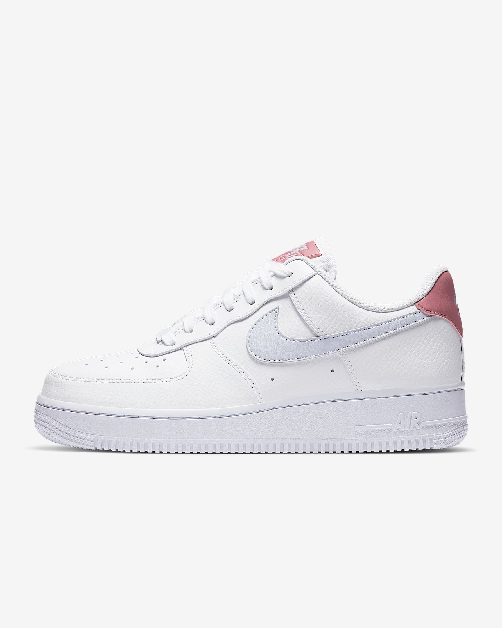 Nike Air Force 1 '07 女子运动鞋 - 白色/淡莓红/白色/幻影
