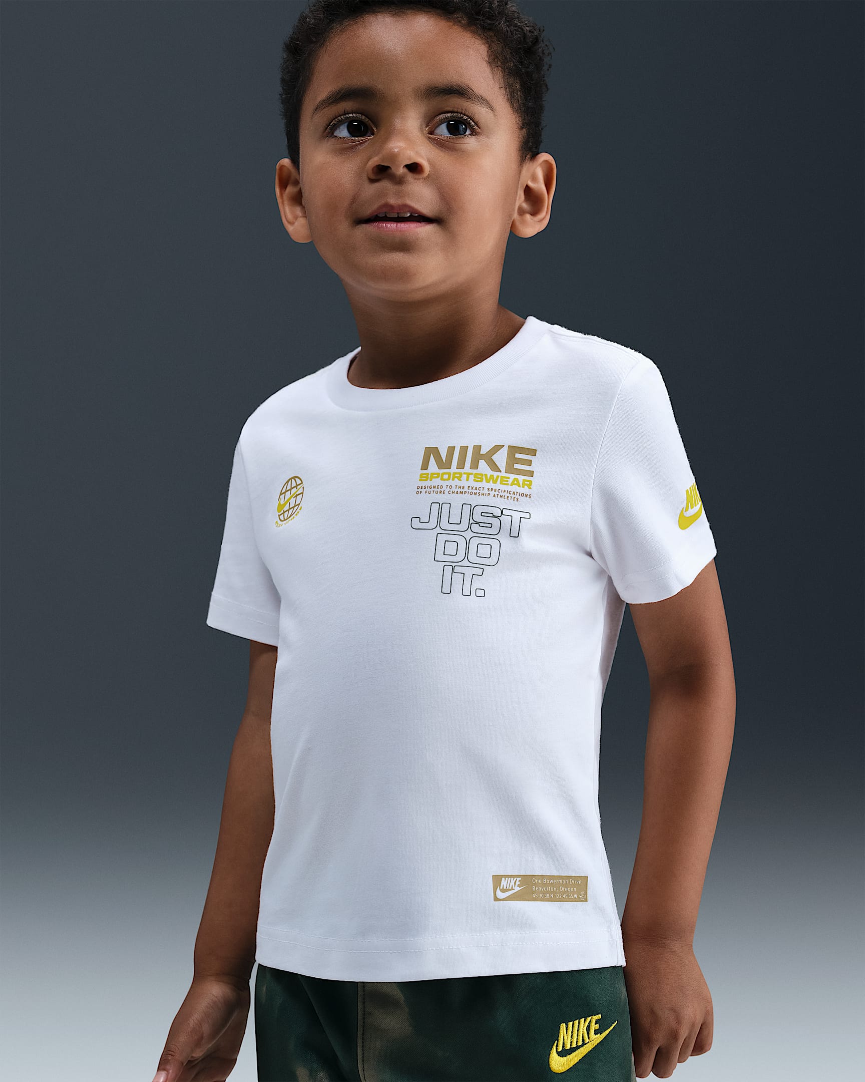 Nike Sportswear Globe 婴童标志T恤 - 白色