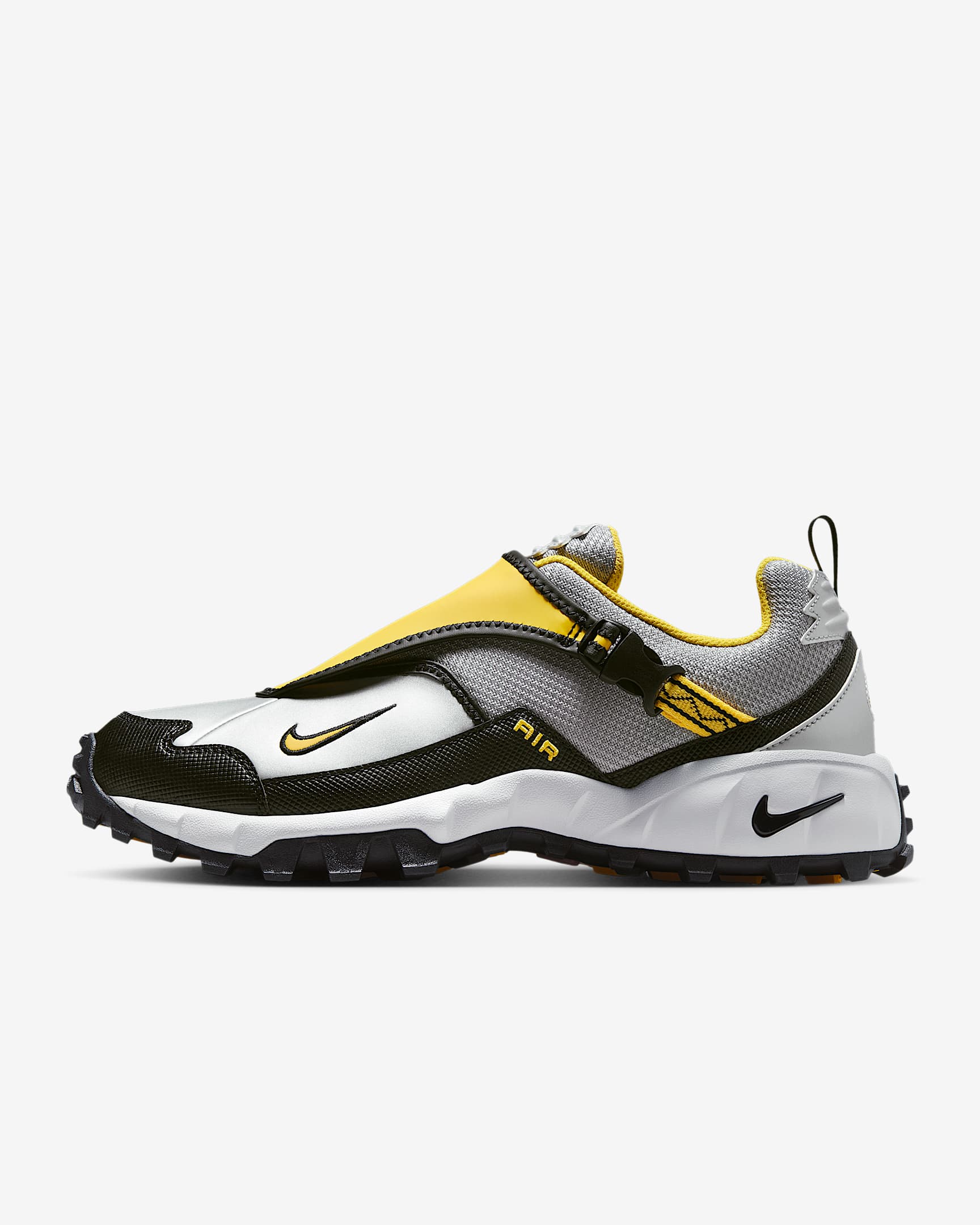 Nike ACG Phassad 男子运动鞋 - 黑/金属银/白金色/热情黄