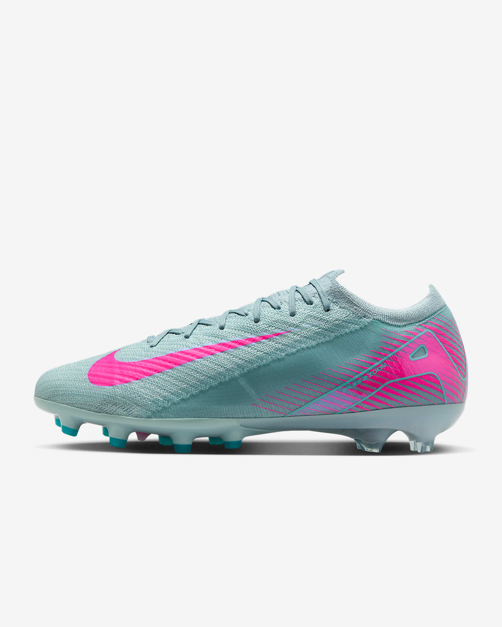 Nike Mercurial Vapor 16 Elite 耐克刺客系列人造草地低帮足球鞋 - 海洋深蓝/爆炸粉