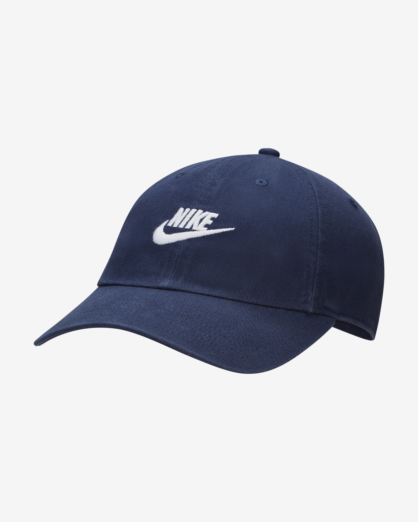 Nike Club Futura 软顶水洗运动帽 - 深藏青/白色