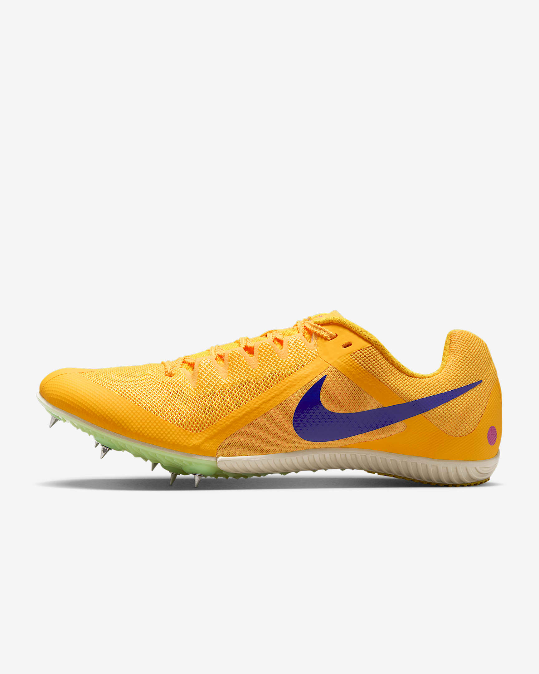 Nike Zoom Rival Multi 男子田径钉鞋 - 脉冲柠檬黄绿/光辉荧光黄/超级紫罗兰色/耀眼靛紫