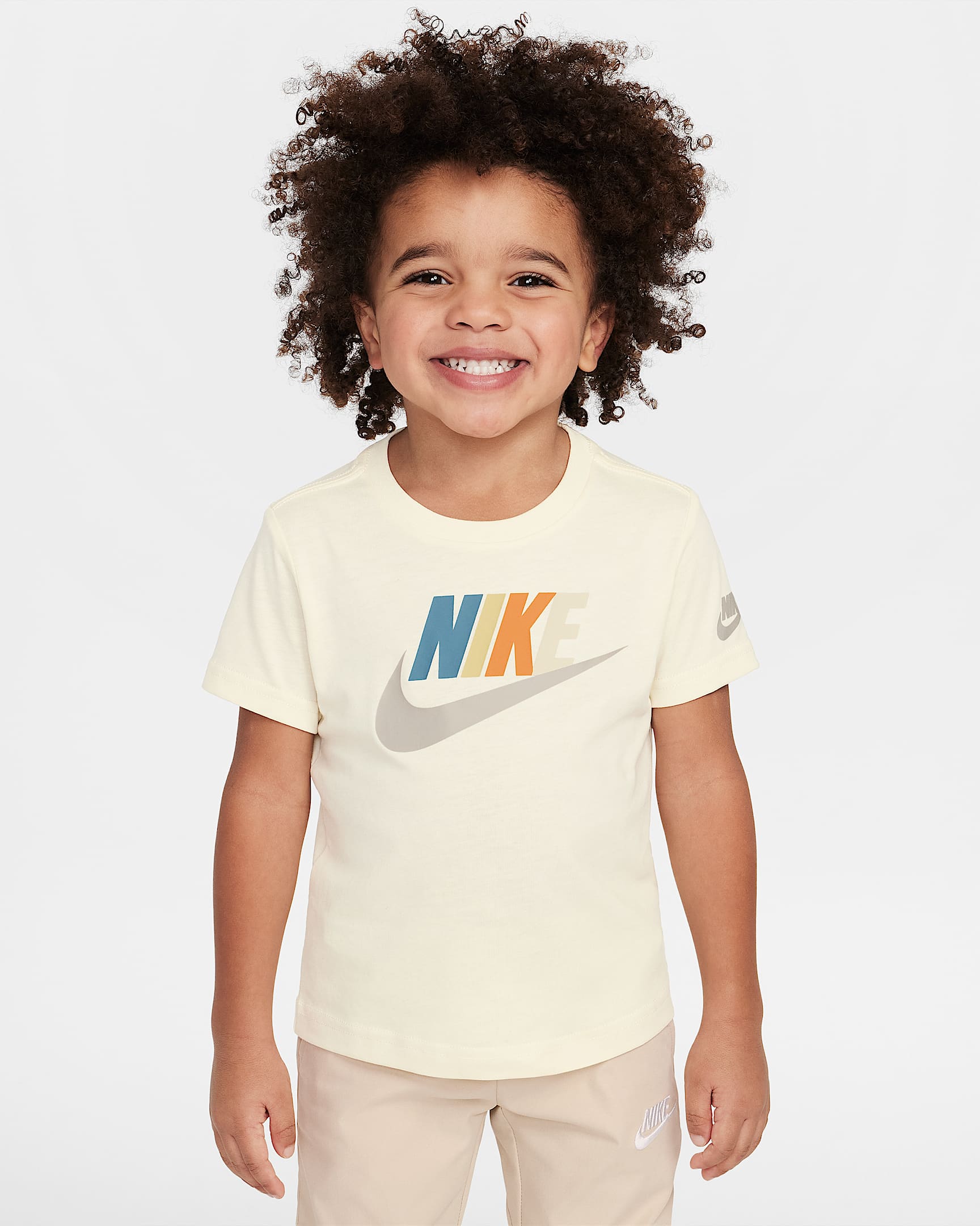 Nike 婴童T恤 - 椰奶色
