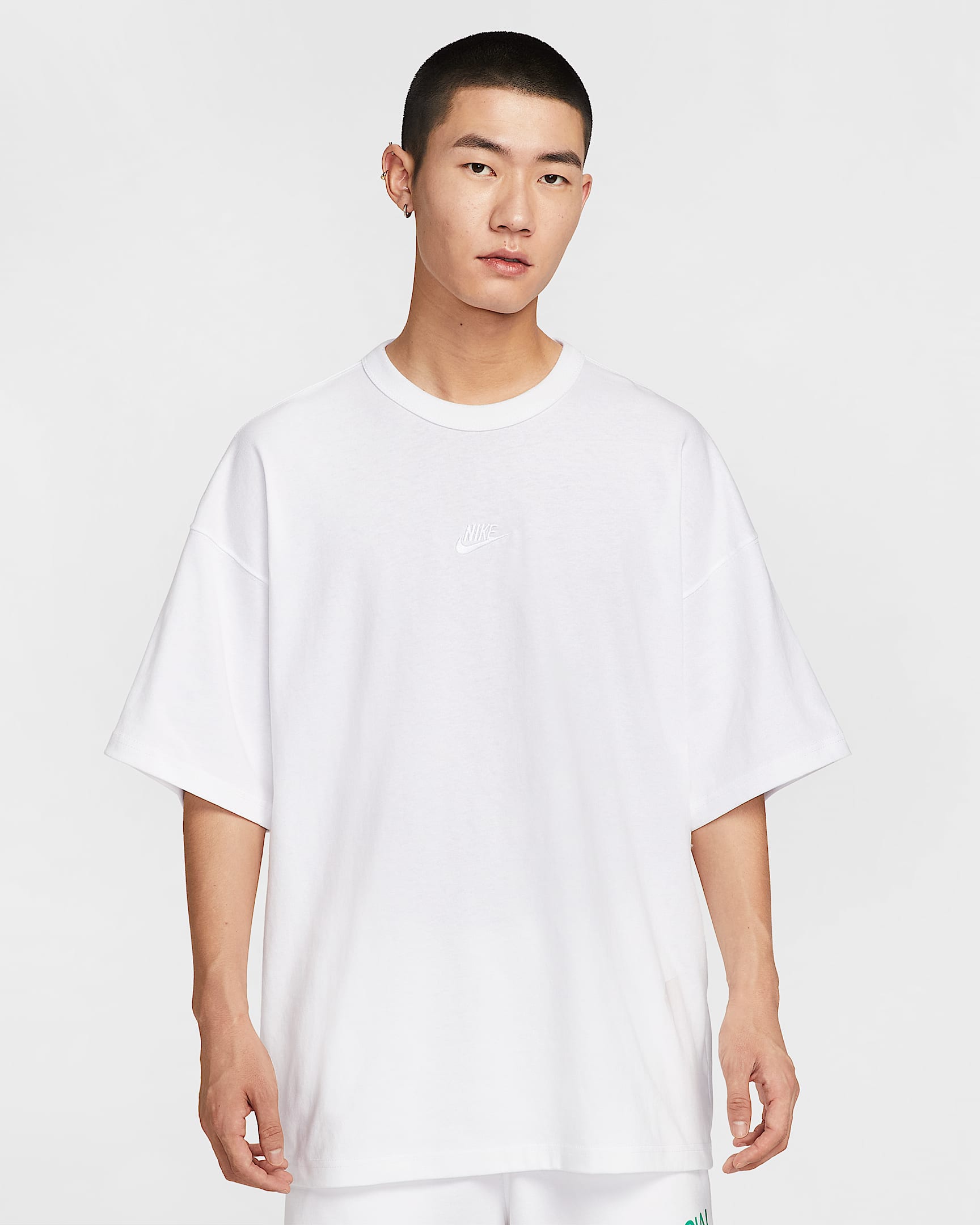 Nike Sportswear Premium Essentials 男子 Oversize 风T恤 - 白色