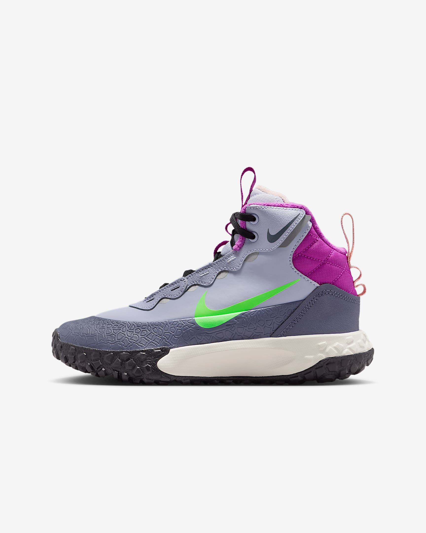 Nike Terrascout 大童运动靴 - 幻影/浅碳色/明亮紫/冲击绿