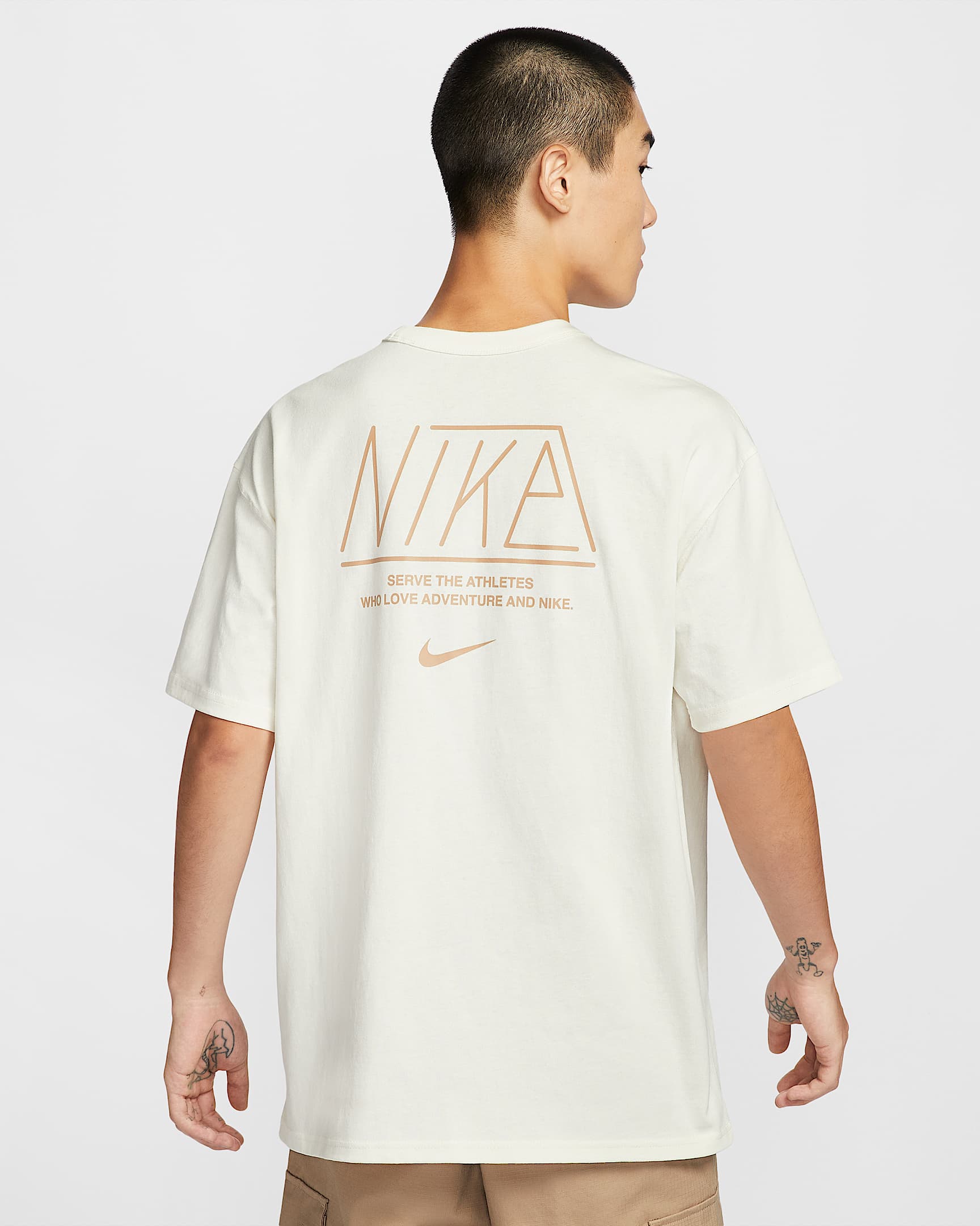 Nike Sportswear Premium Essentials 男子T恤 - 帆白