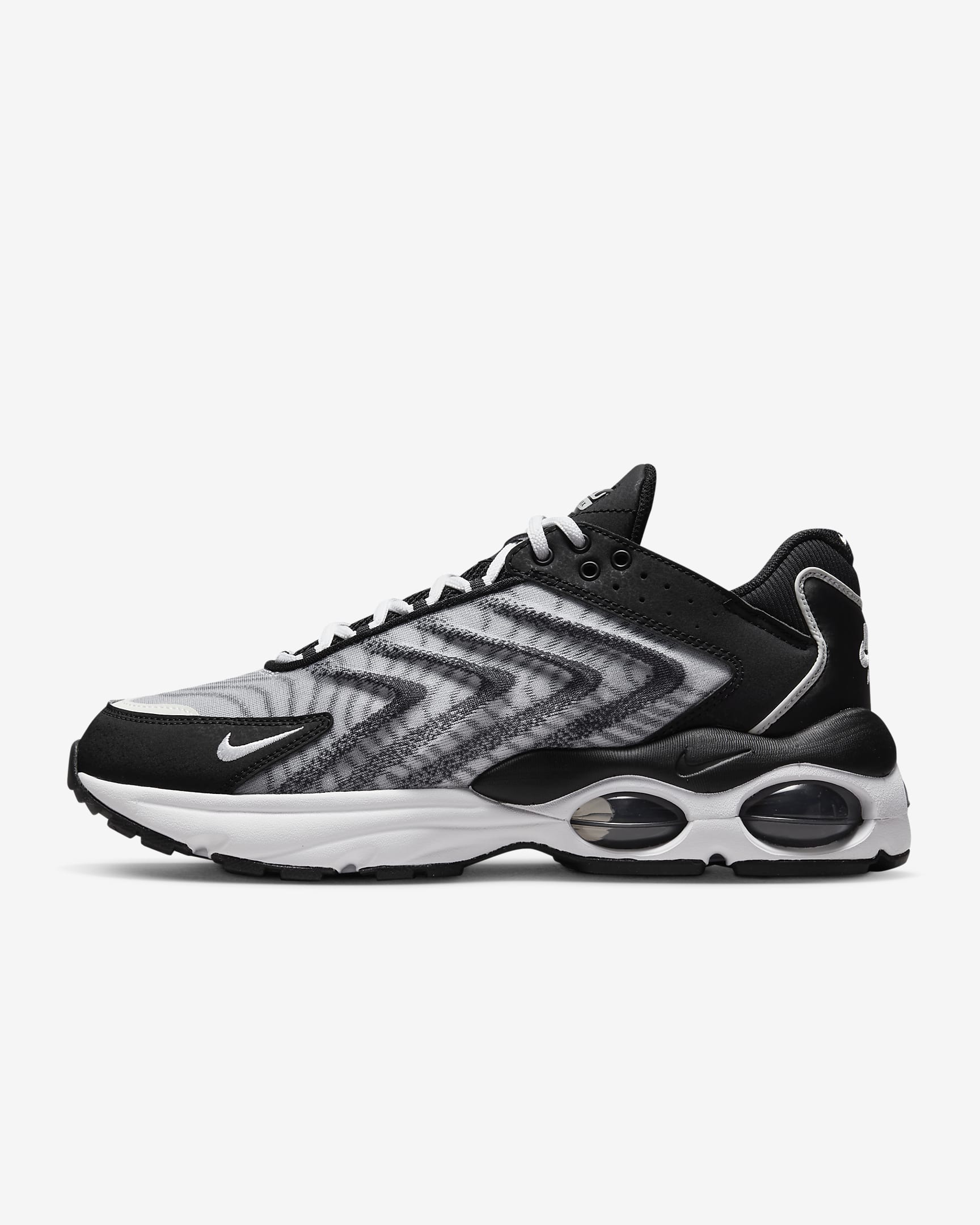 Nike Air Max TW 男子运动鞋 - 黑/黑/白色/白色
