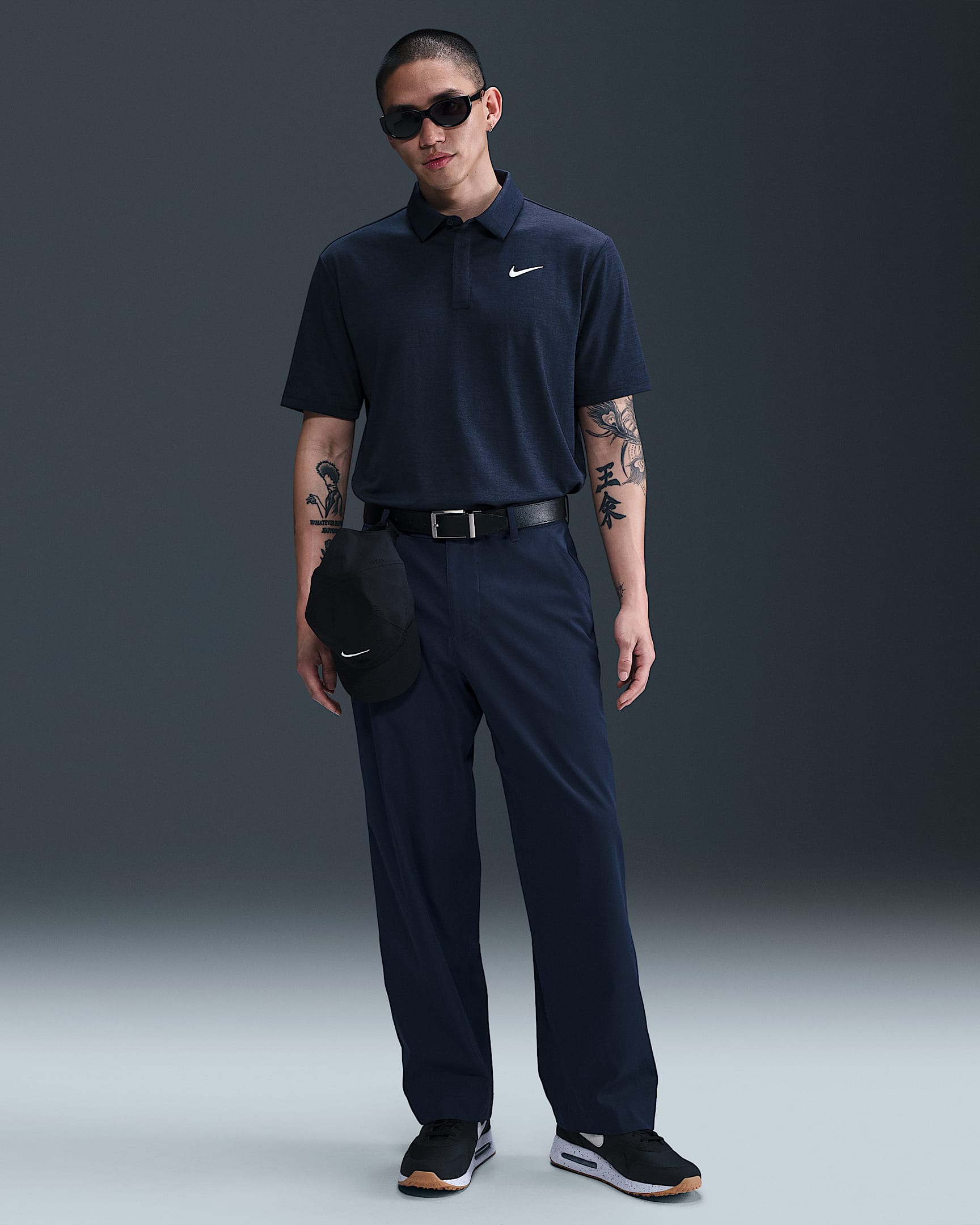Nike Victory+ 男子拒水高尔夫长裤 - 黑曜石色/黑曜石色