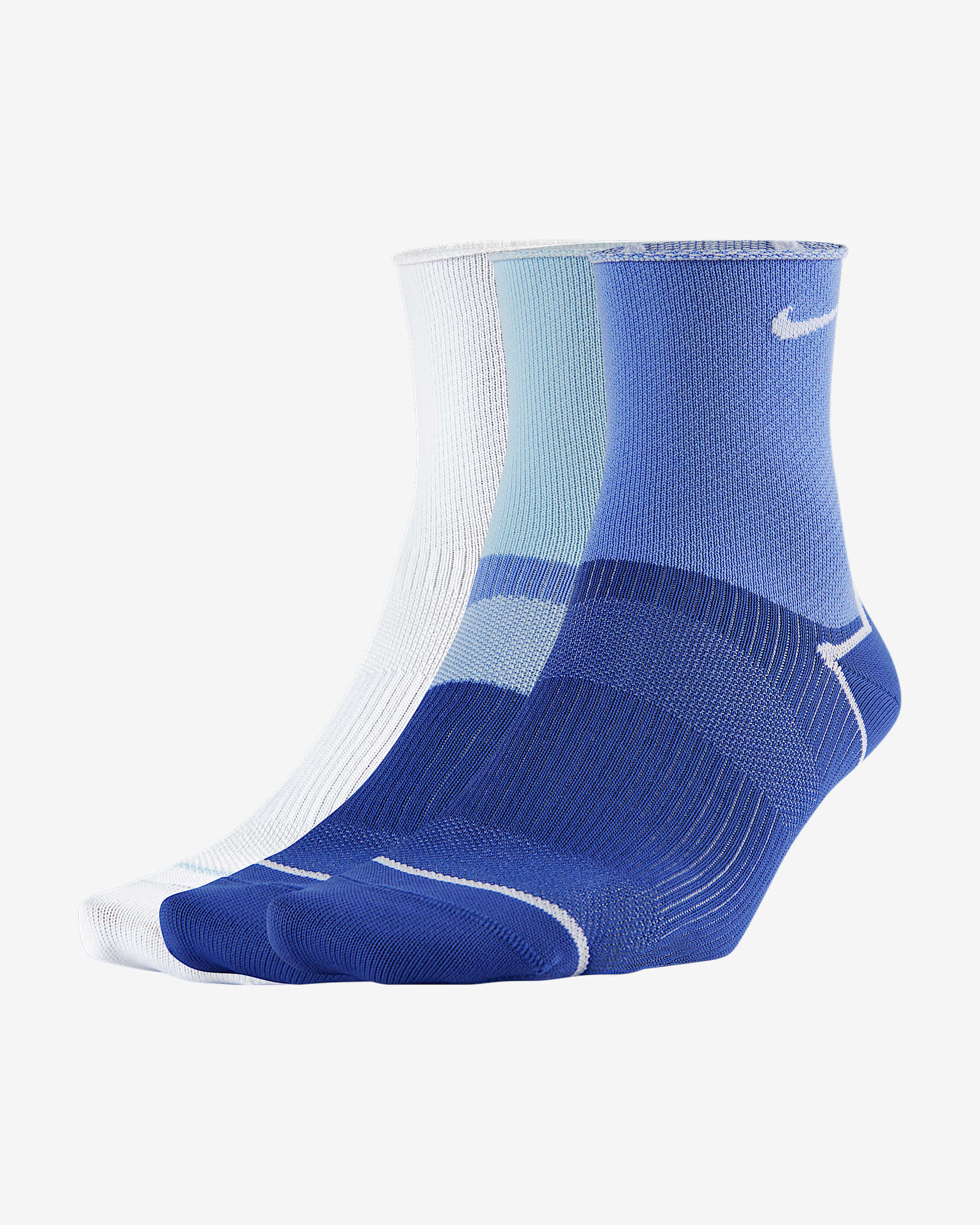 Nike Everyday Plus Lightweight 女子速干训练短袜(3 双) - 多色