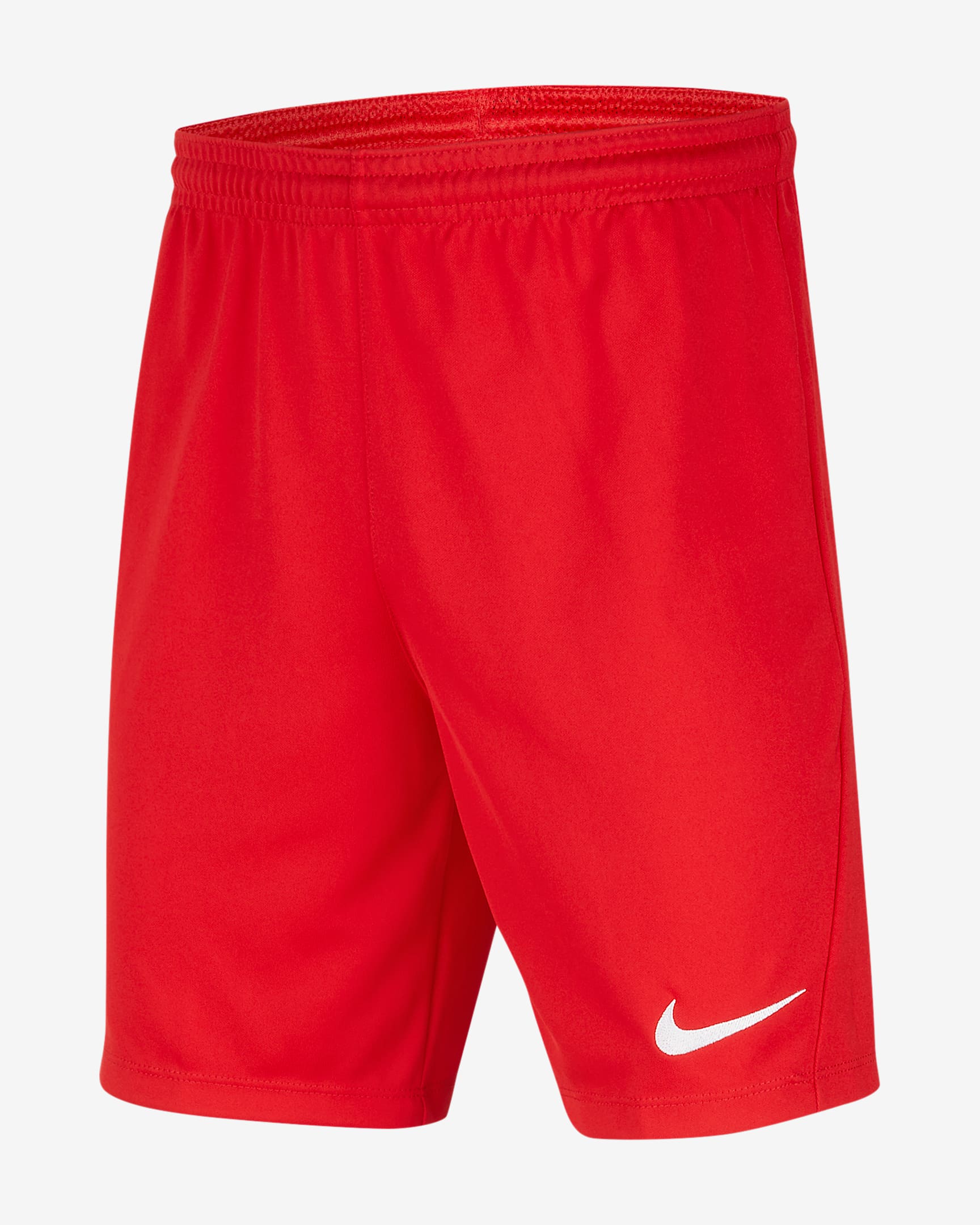 Nike Dri-FIT Park III 大童速干短裤 - 大学红/白色