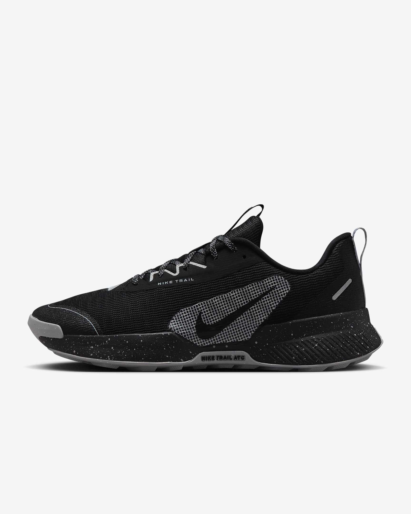 Nike Juniper Trail 3 男子越野跑步鞋 - 黑/狼灰/尘光子色/黑