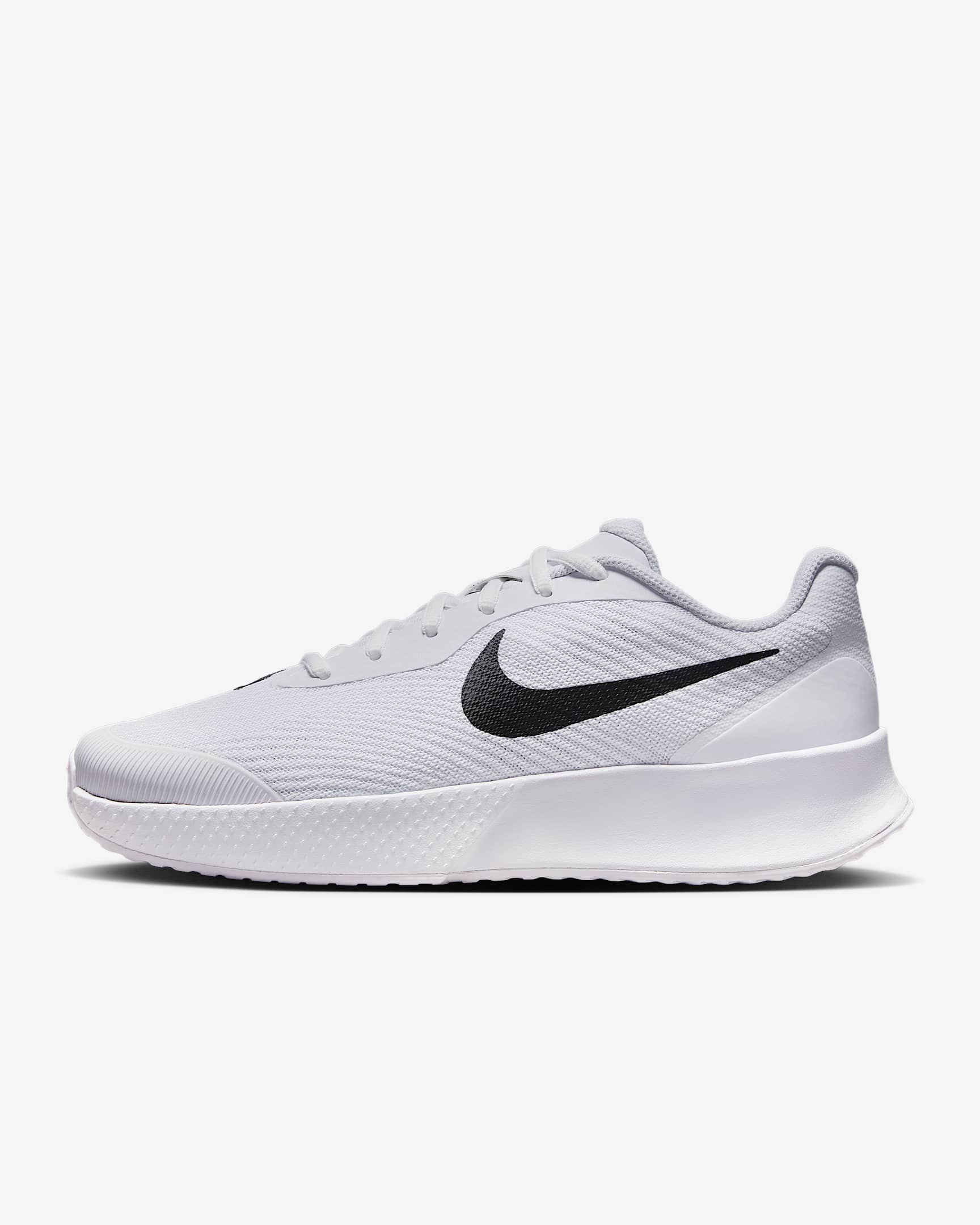 Nike Vapor Lite 3 女子硬地球场网球鞋 - 白色/黑