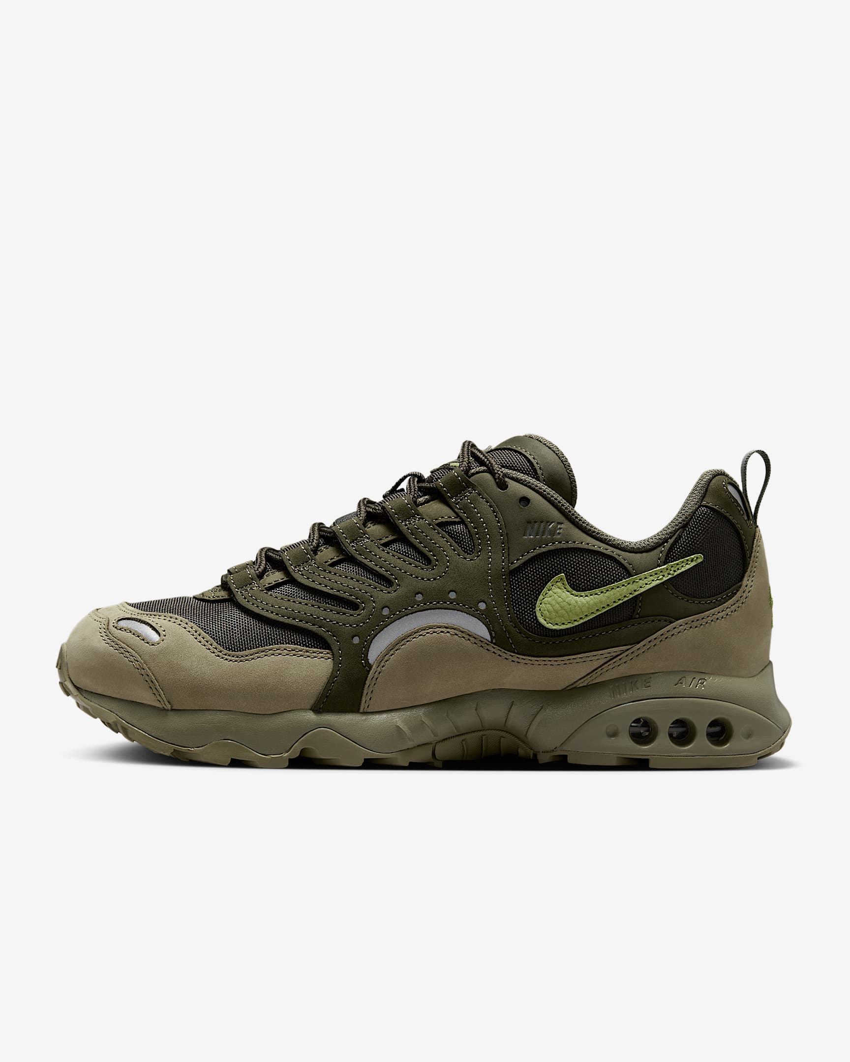 Nike Air Terra Humara SP 男子运动鞋 - 橄榄绿/红杉绿/梨绿
