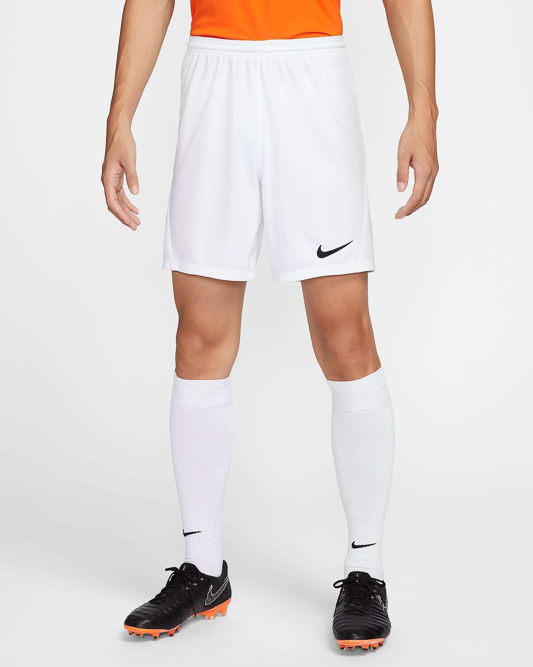 Nike Dri-FIT Park III 男子速干短裤 - 白色/黑