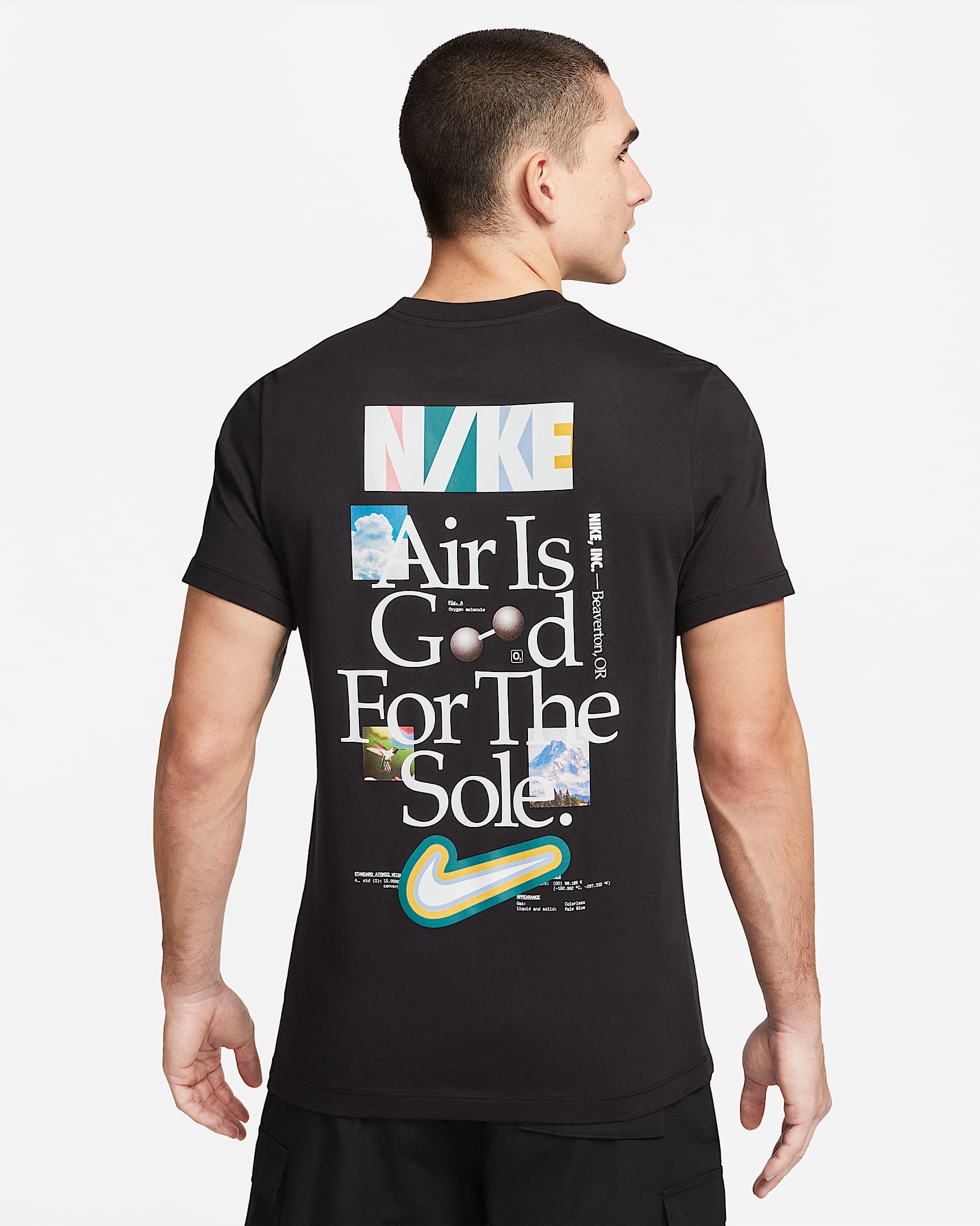 Nike Sportswear 男子T恤 - 黑