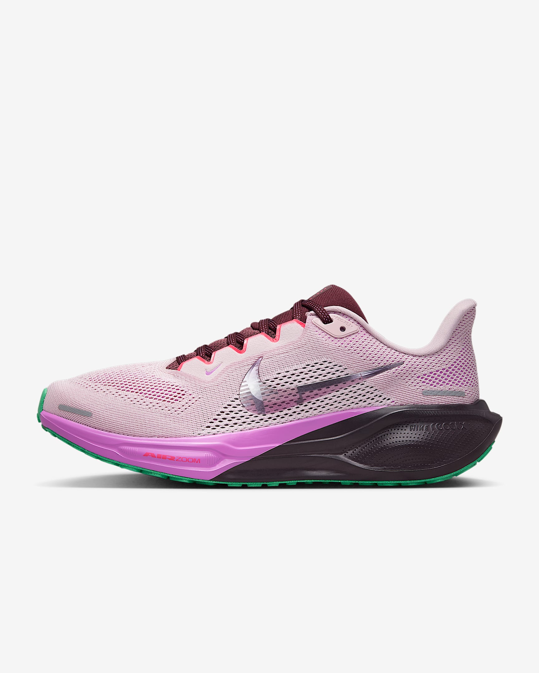 Nike Pegasus 41 "Faith Kipyegon" 菲斯·基普耶贡耐克飞马女子公路跑步鞋 - 粉紫红/鲜亮勃艮第酒红/闪电深红/梦幻紫红