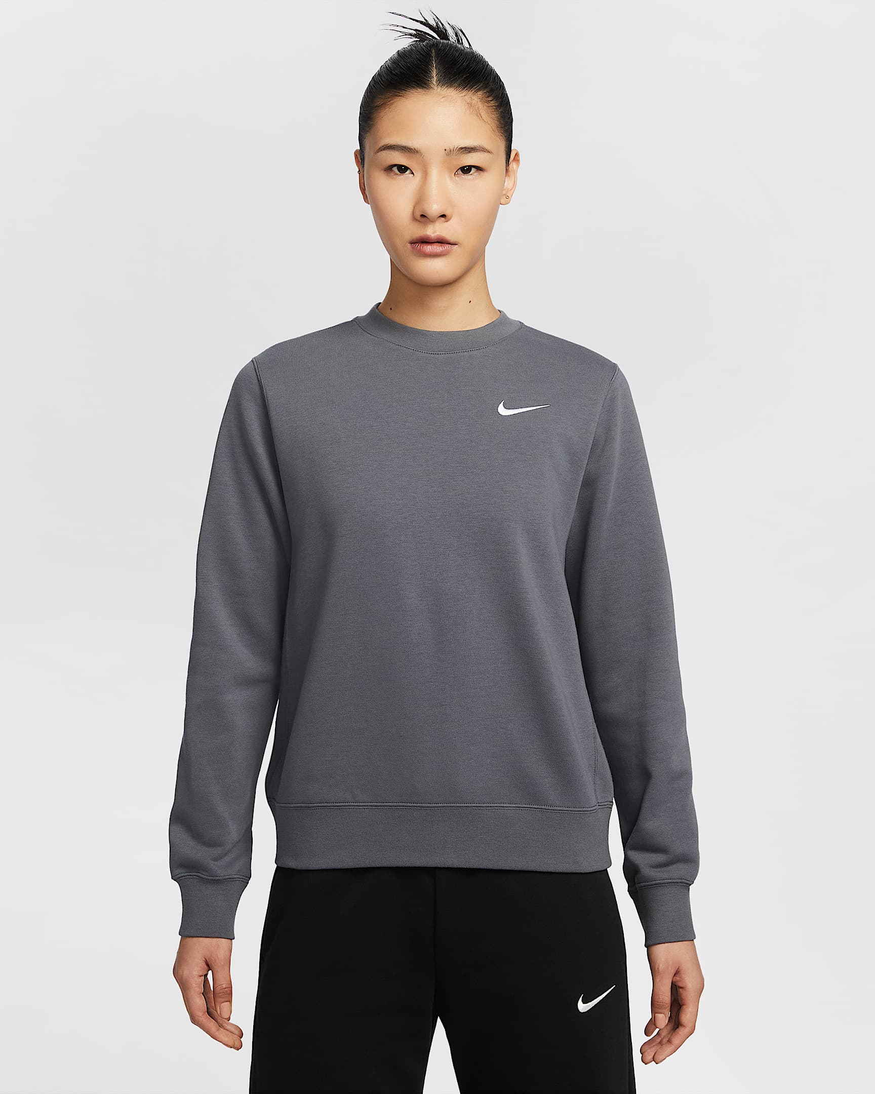 Nike Team Club 女子圆领上衣 - 暗灰