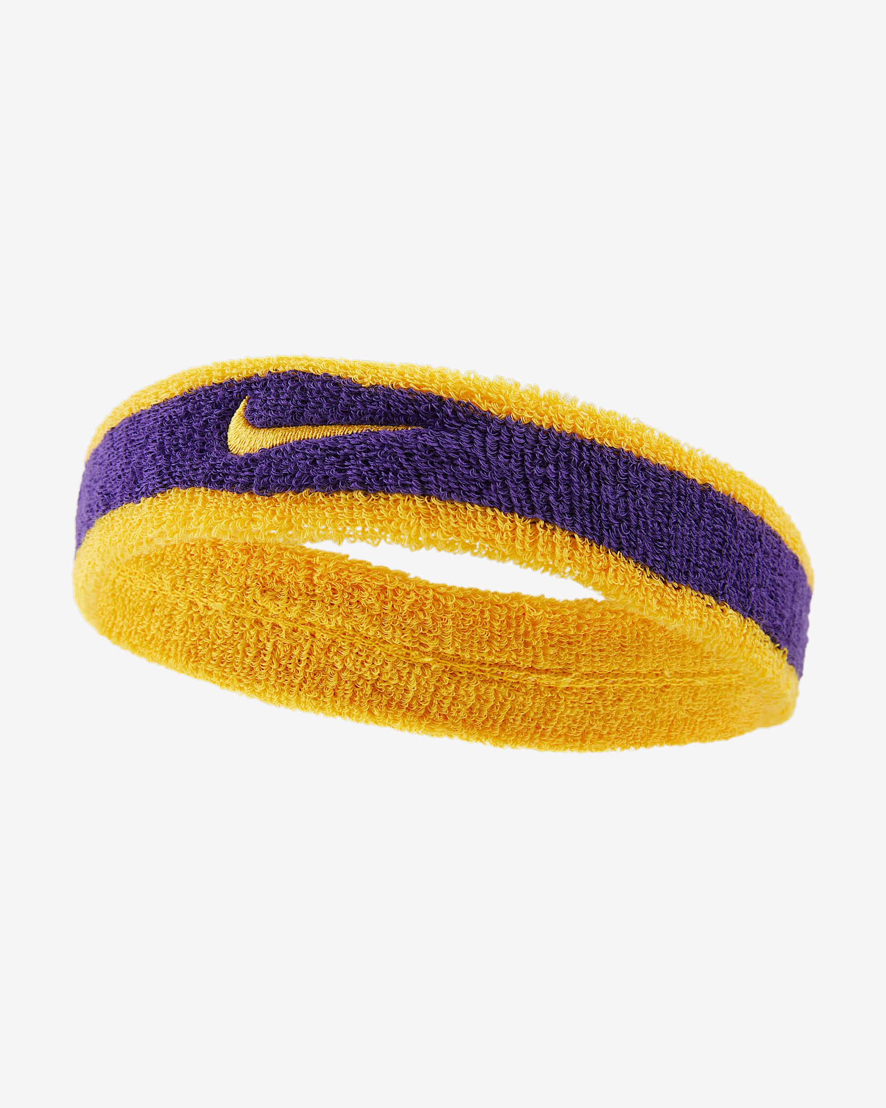 Nike Swoosh 头带(1 条) - 大学金/庭紫/大学金