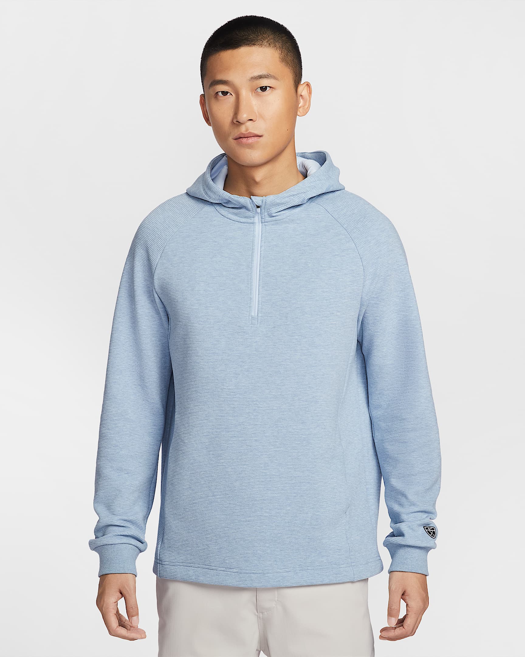 Nike Par Therma-FIT 男子加绒连帽衫防晒衣 - 工作蓝/白色/氢蓝/黑