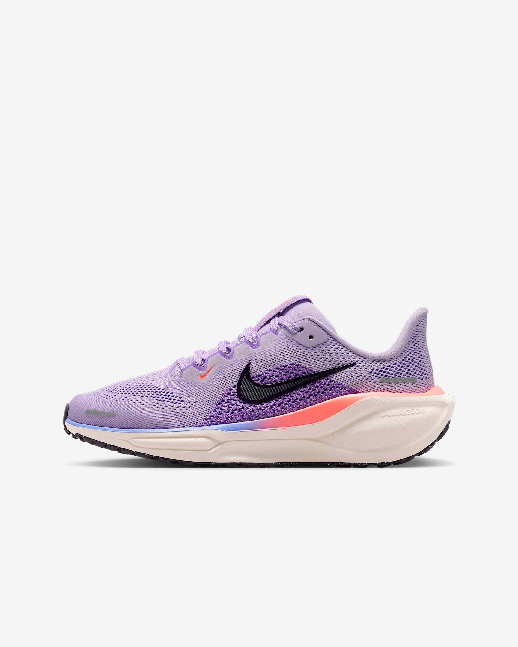 Nike Pegasus 41 耐克小飞马大童公路跑步鞋 - 薄雾紫/亮紫罗兰/宝石蓝/王朝紫