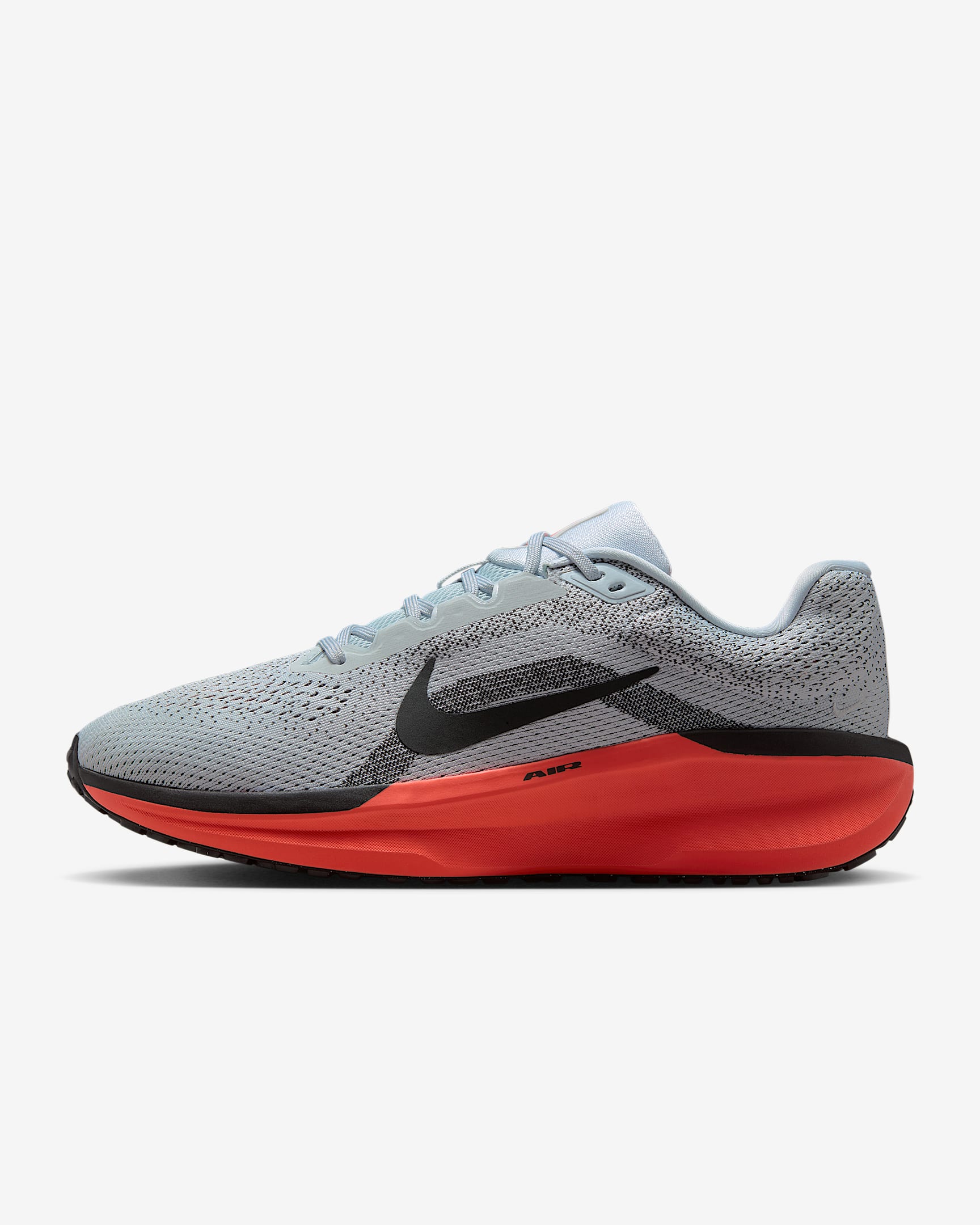 Nike Winflo 11 男子透气公路跑步鞋 - 白金色/亮深红/苍野灰/黑