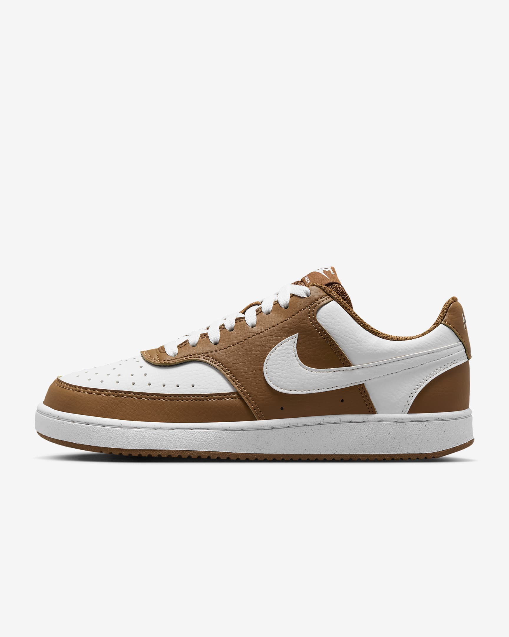 Nike Court Vision Low Next Nature 女子运动鞋 - 浅英国褐/白色
