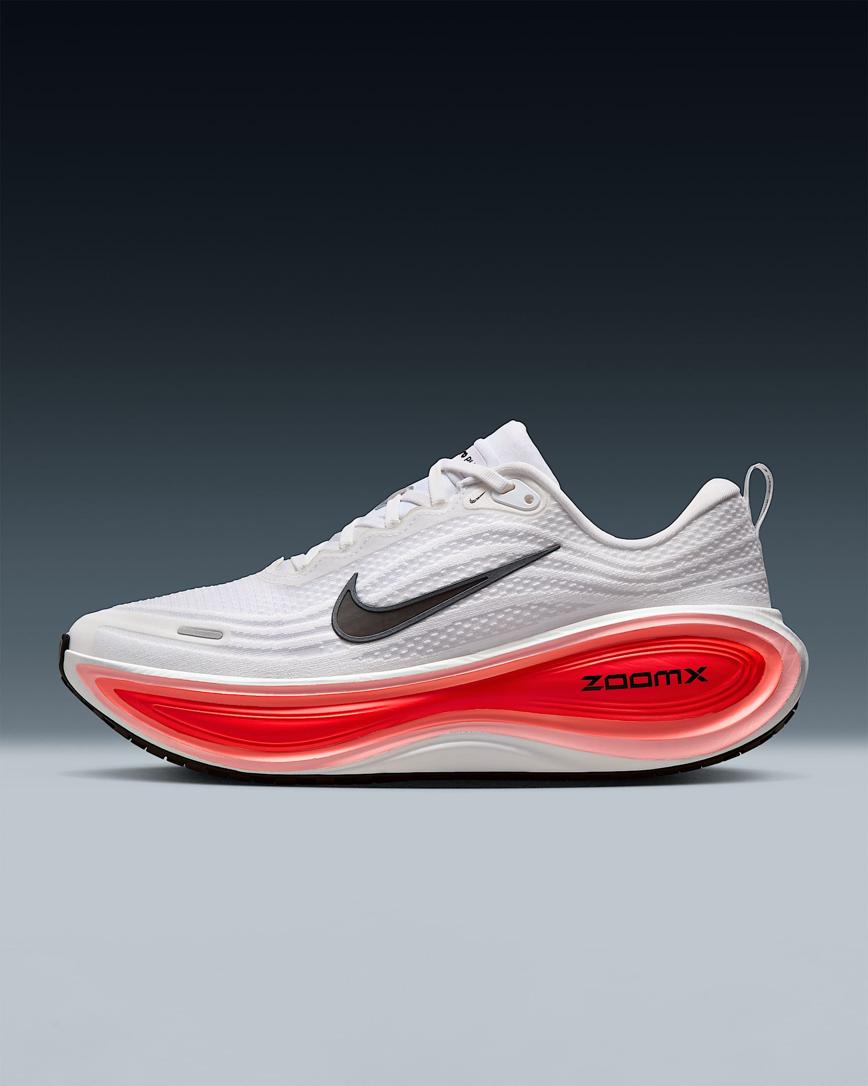 Nike Vomero Plus 耐克超级迈柔男子公路跑步鞋 - 白色/亮深红/金属银/黑