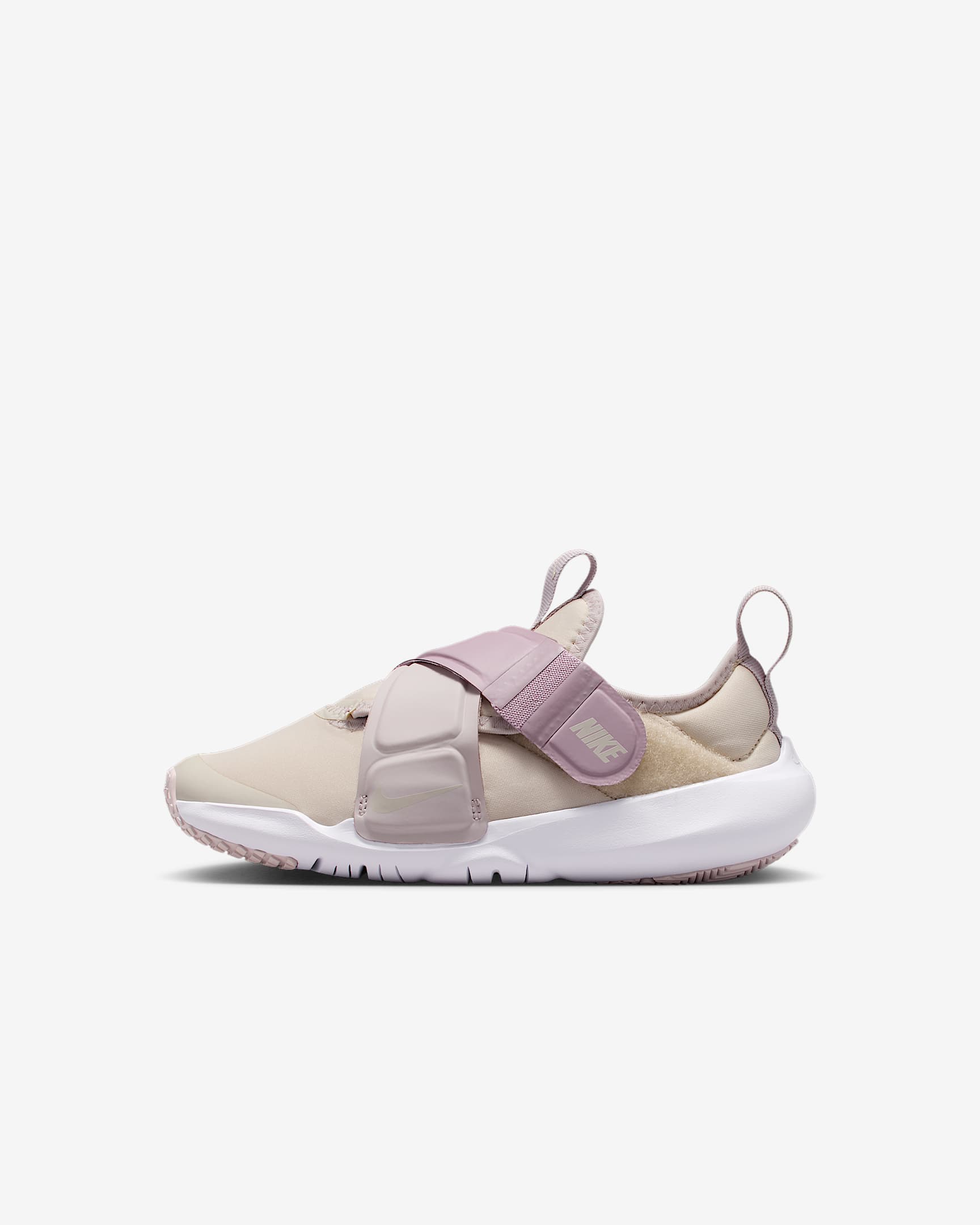 Nike Flex Advance 耐克小飞碟幼童易穿脱运动鞋 - 雾紫红/灰紫/白色/浅土褐