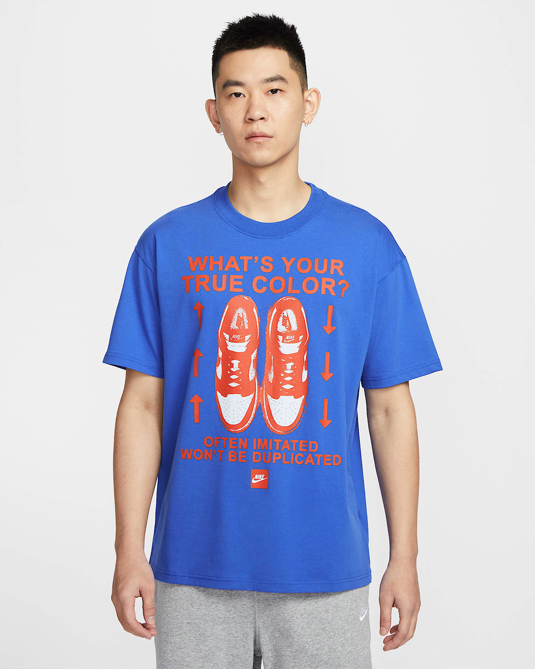 Nike Sportswear 男子T恤 - 游戏宝蓝
