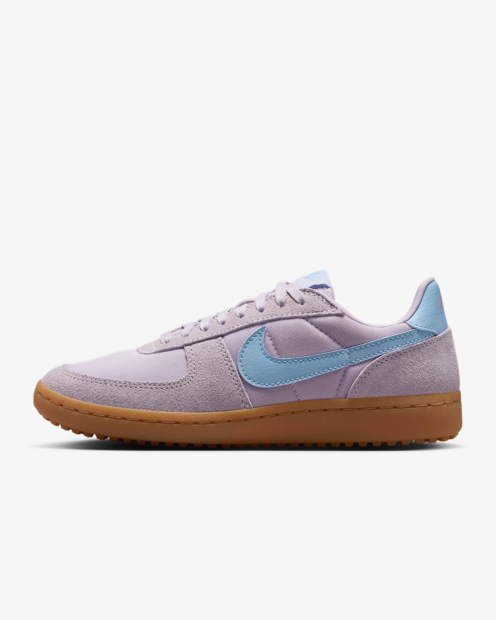 Nike Field General 女子薄底运动鞋 - 粉紫/橡皮浅褐/心灵蓝