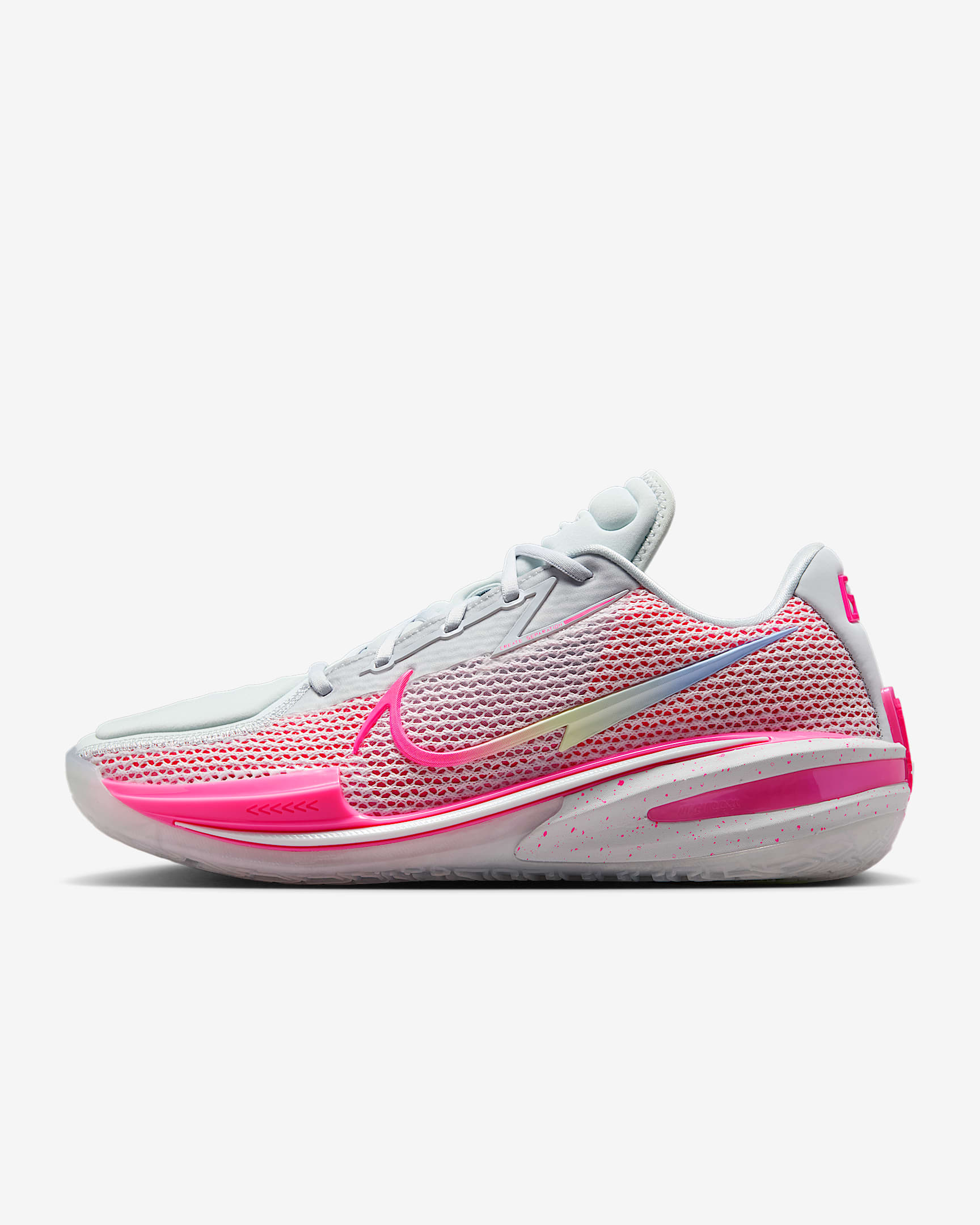 Nike Air Zoom G.T. Cut EP 男/女实战篮球鞋 - 白金色/闪粉