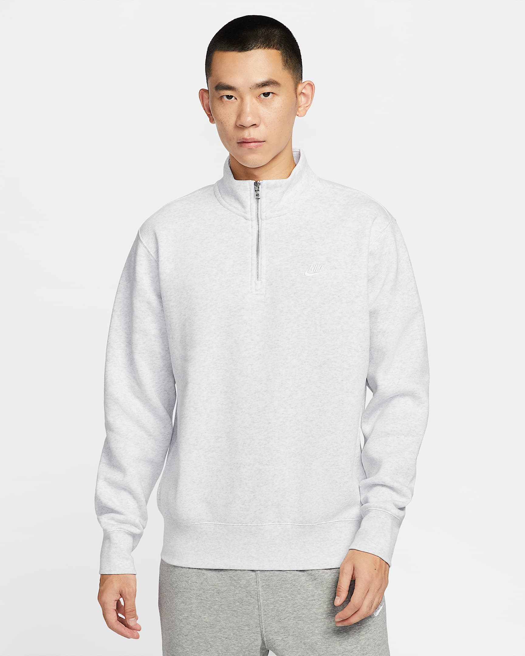 Nike Sportswear Club 男子加绒上衣 - 调色桦树色/白色/白色