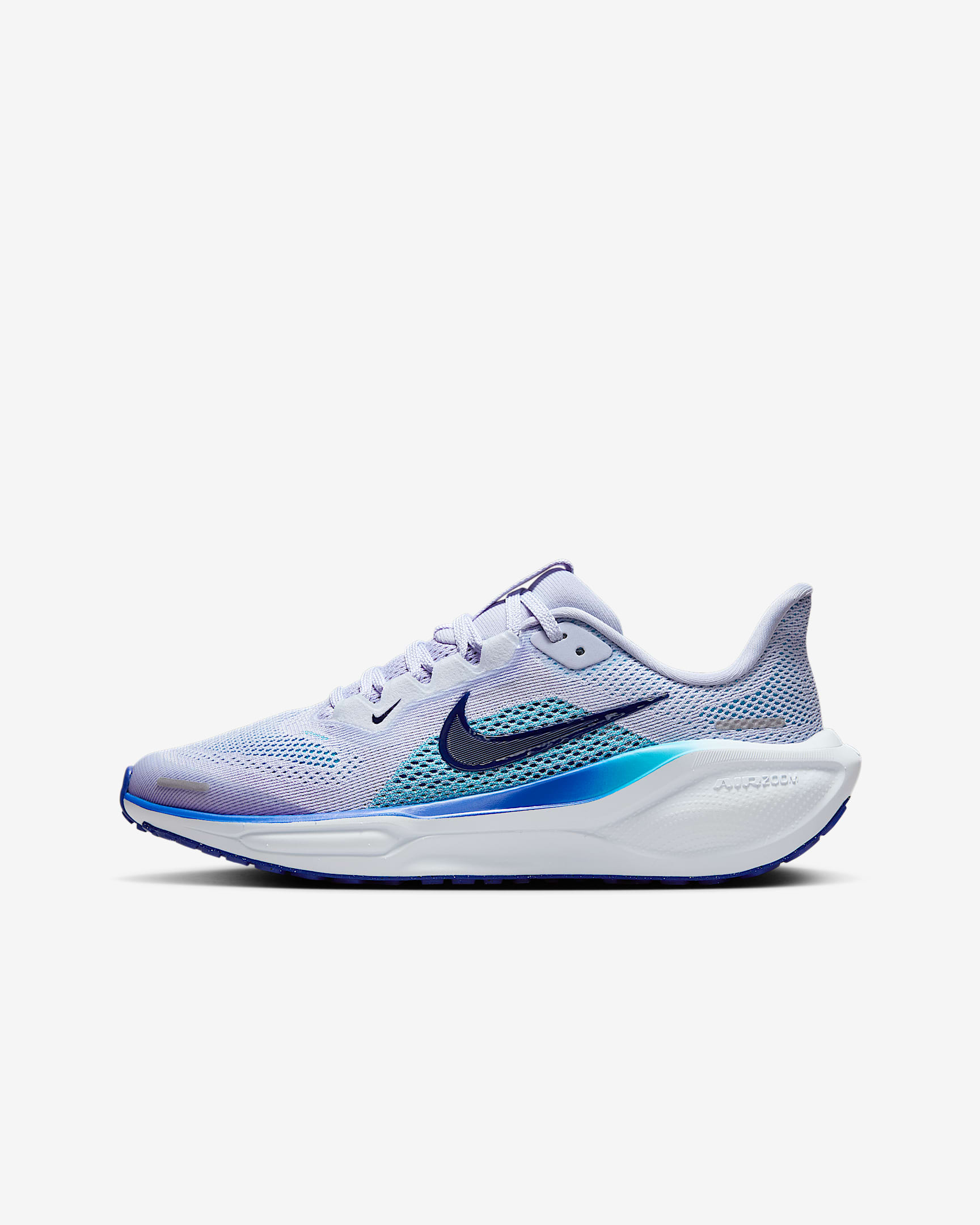 Nike Pegasus 41 耐克小飞马大童体考公路跑步鞋 - 幻影/足球灰/深夜蓝/空间蓝