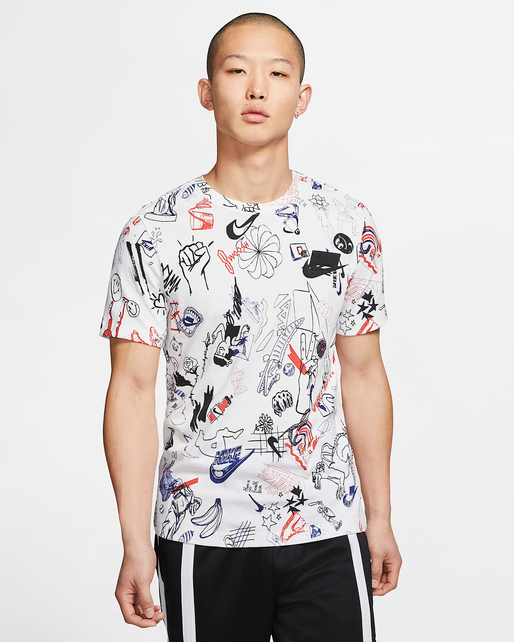 Nike Sportswear 男子T恤 - 白色