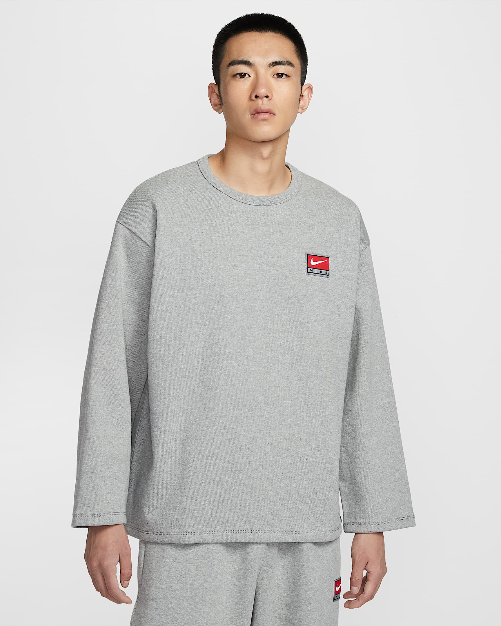 Nike Life 男子圆领上衣 - 调色暗灰