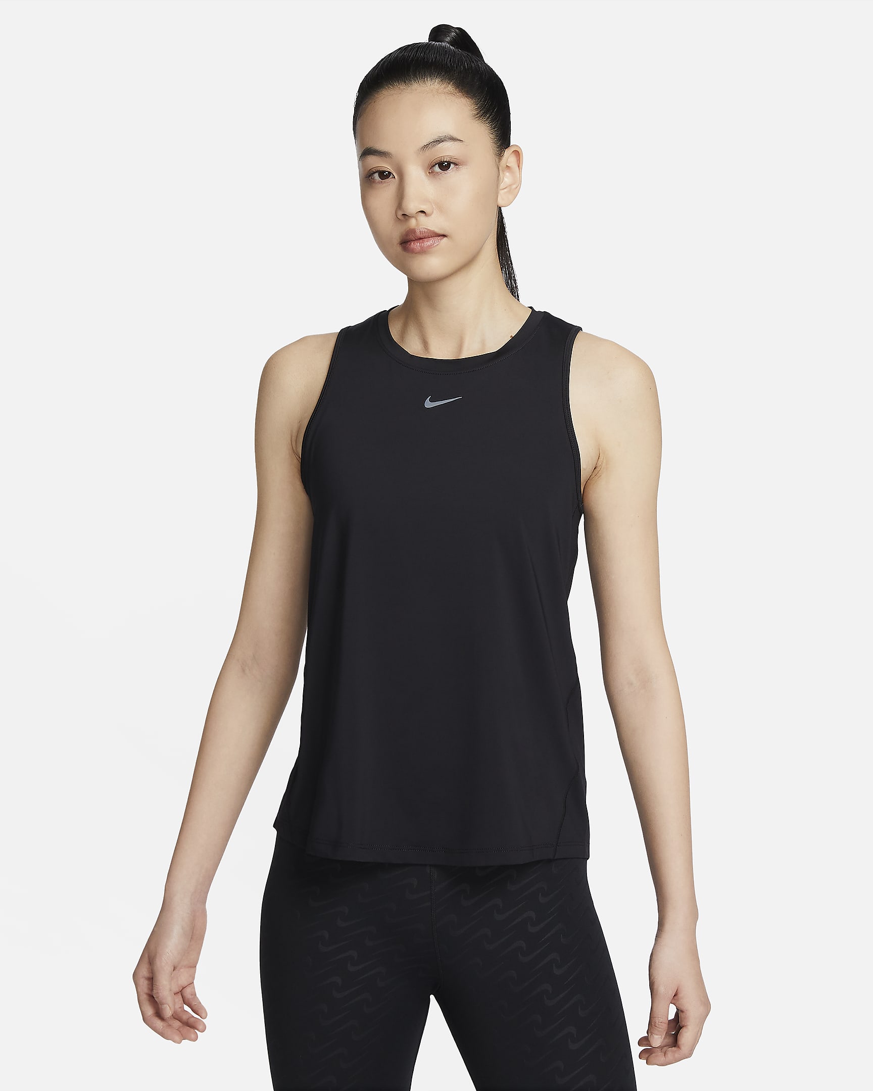 Nike One Classic Dri-FIT 女子速干背心 - 黑/黑
