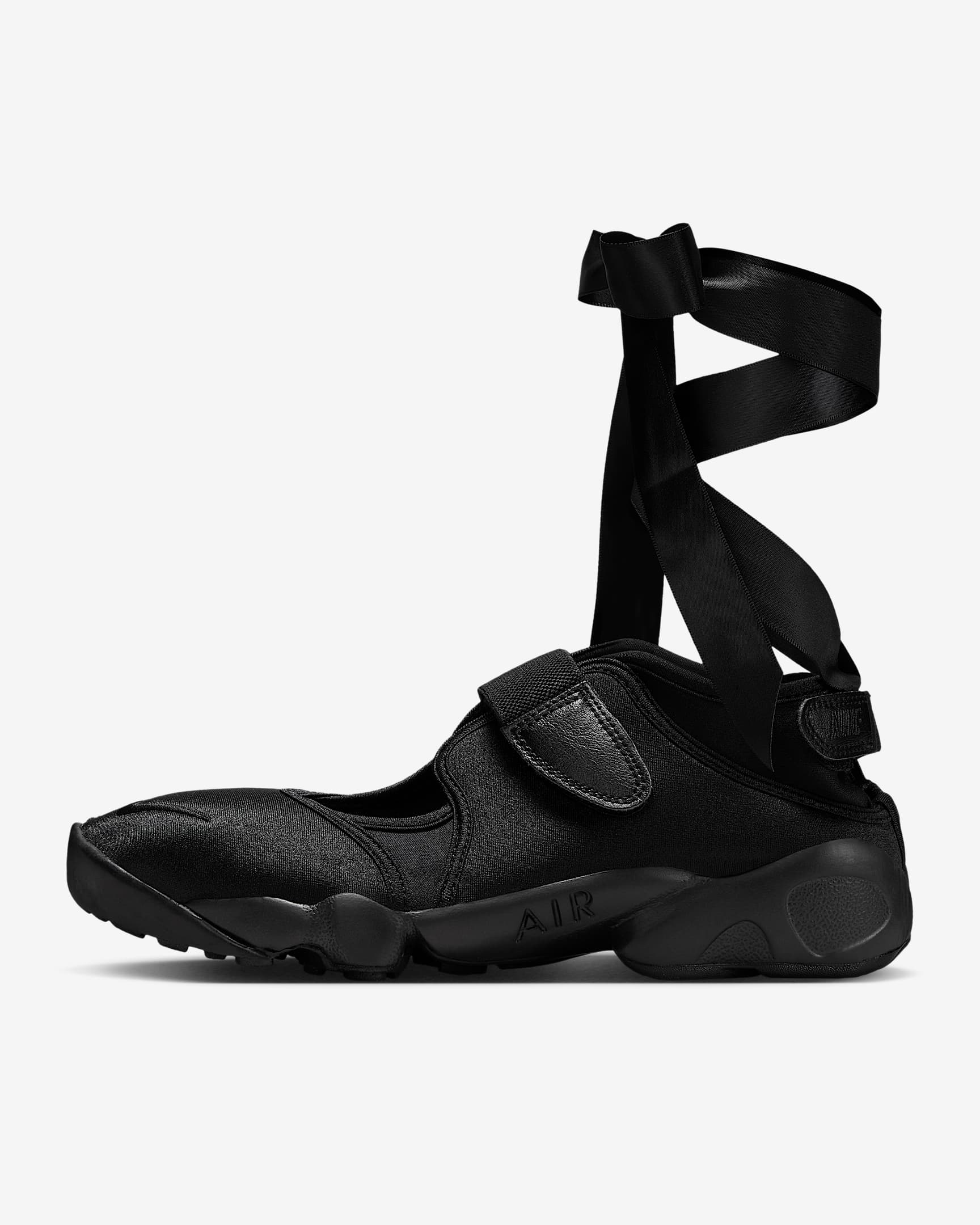 Nike Air Rift 耐克忍者鞋女子运动鞋 - 黑/黑/黑