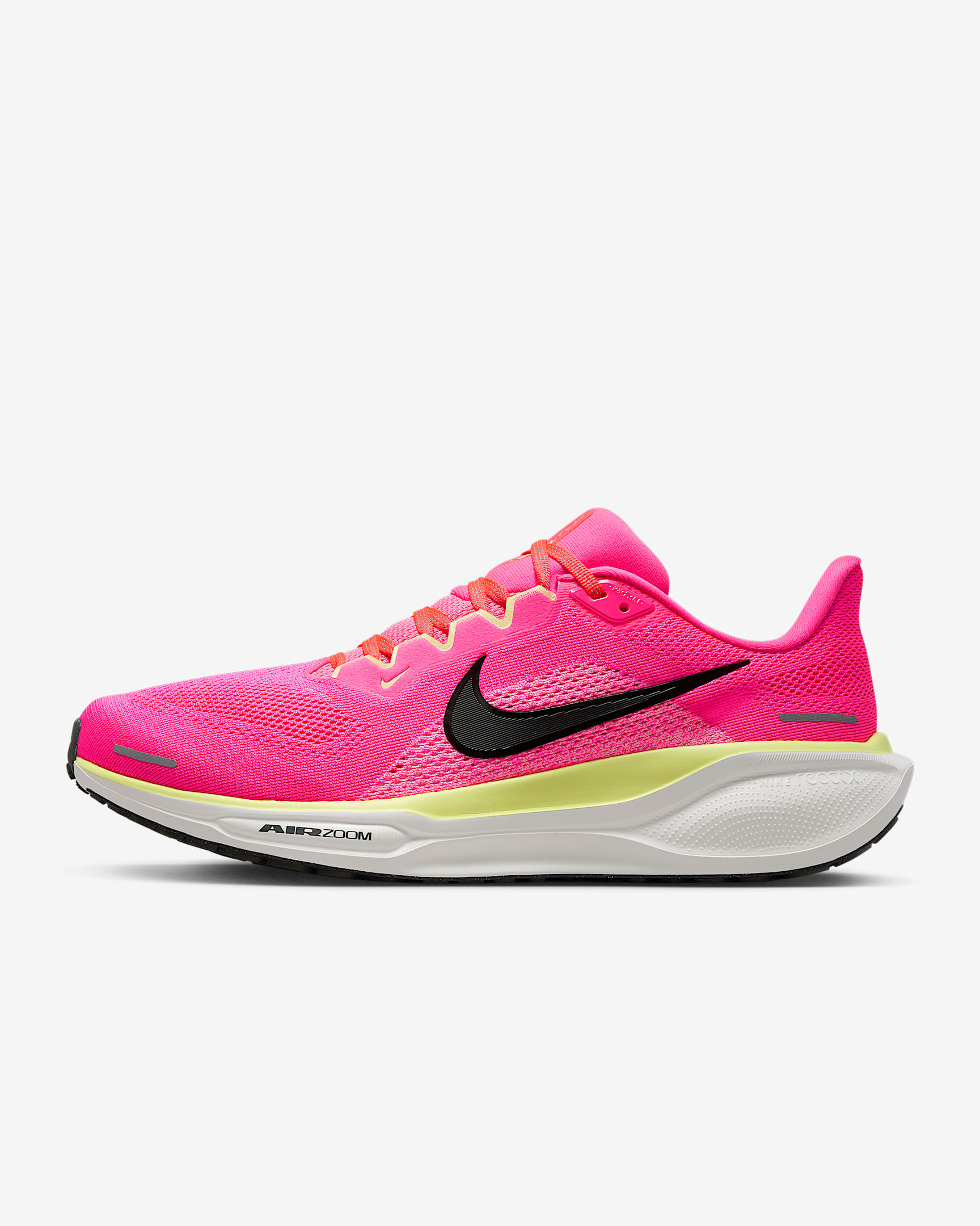 Nike Pegasus 41 耐克飞马男子公路跑步鞋 - 透明粉/冰番石榴色/亮深红/红杉绿