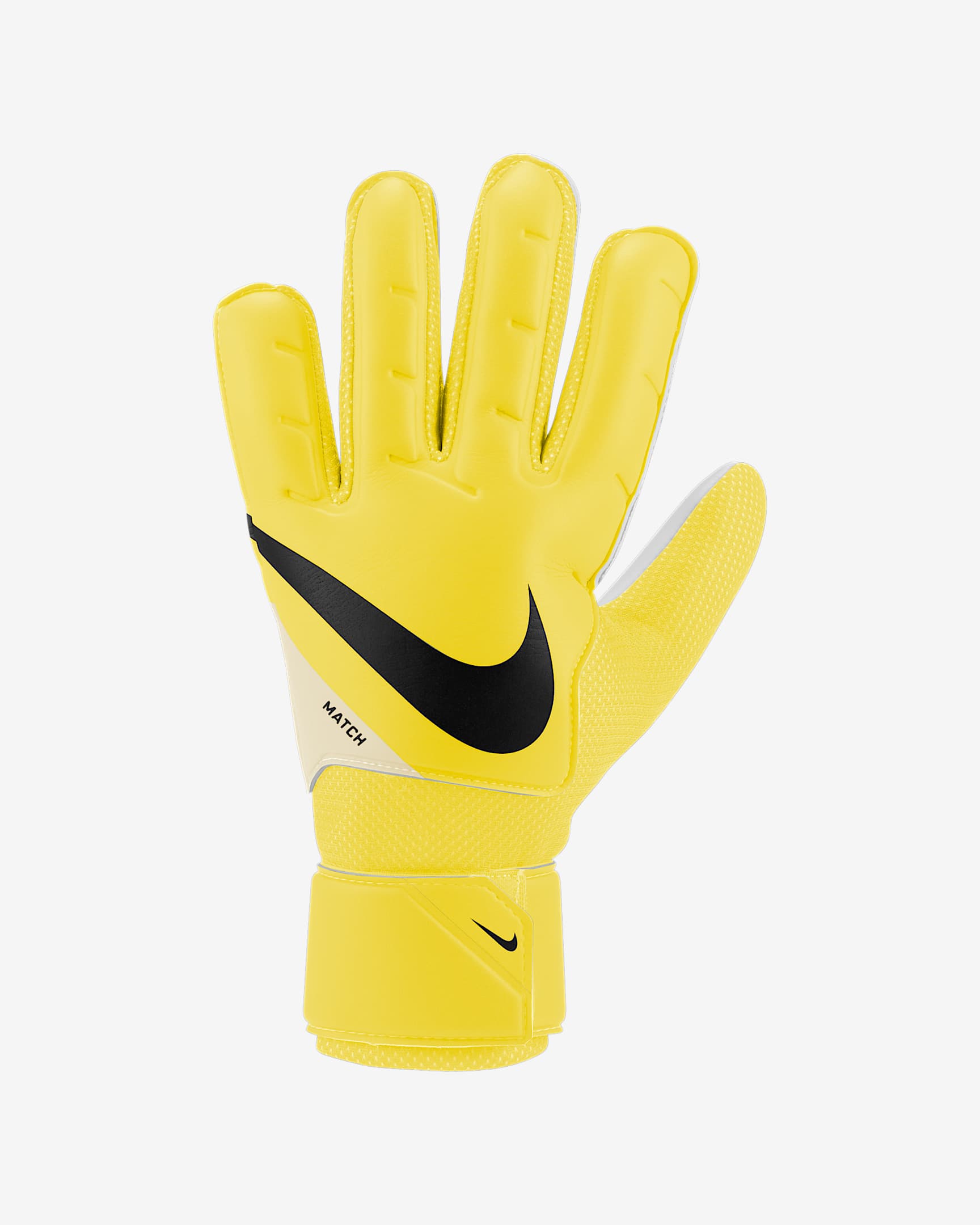 Nike Goalkeeper Match 守门员手套(1 副) - 冲击黄/白色/黑